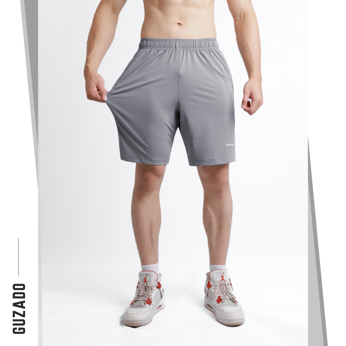 Quần Short Thể Thao GUZADO Vải Thun SIÊU CO GIÃN GSR02_thumbnail_8