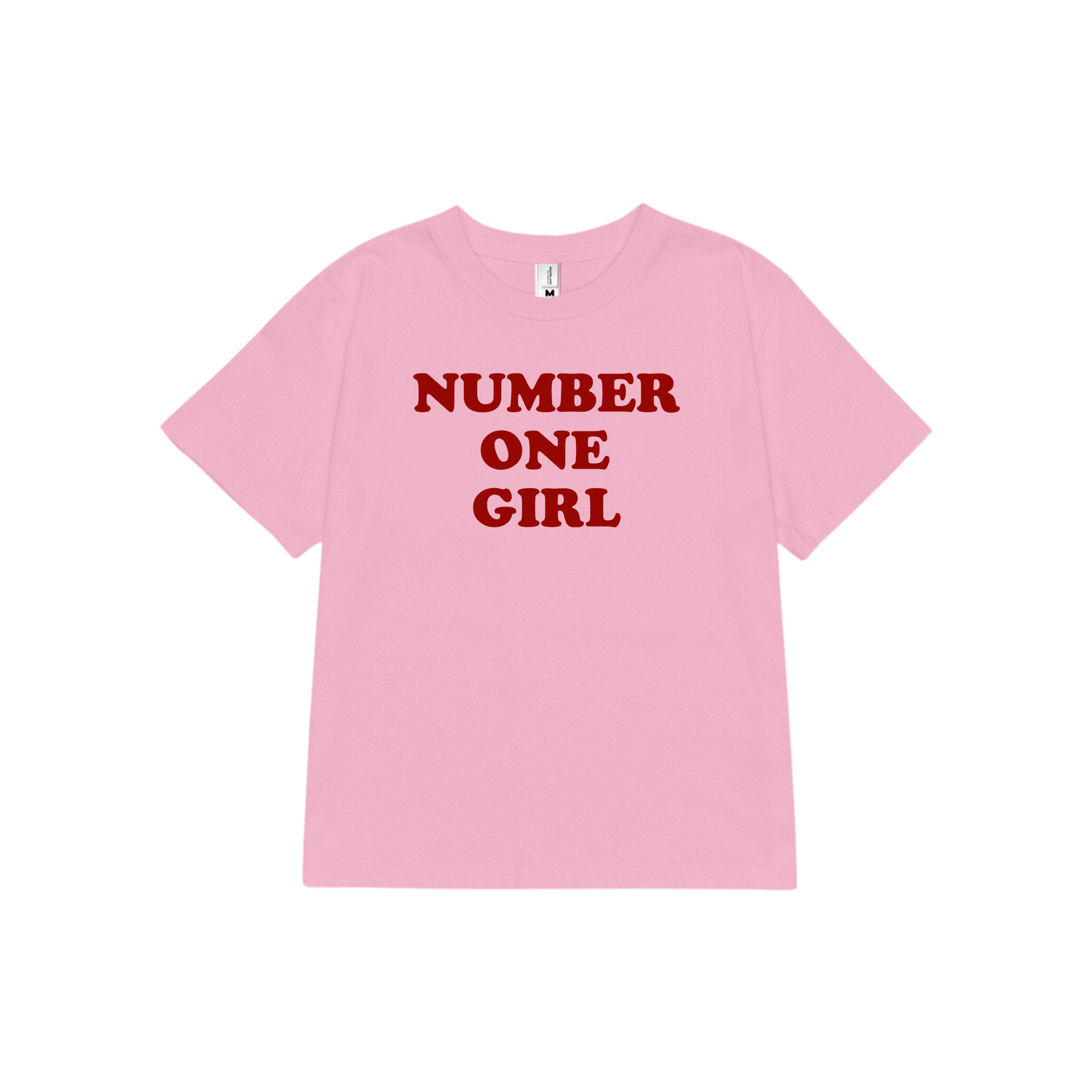 Áo baby tee ôm number one girl 1978 Miucho cổ tròn vải cotton 4c thoáng mát in basic