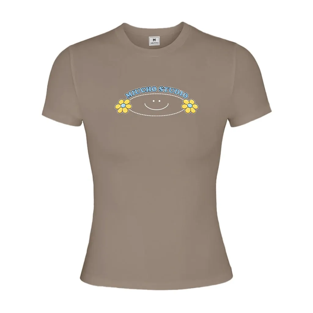 Áo baby tee smile Beezy form ôm body hack dáng 3334_thumbnail_12