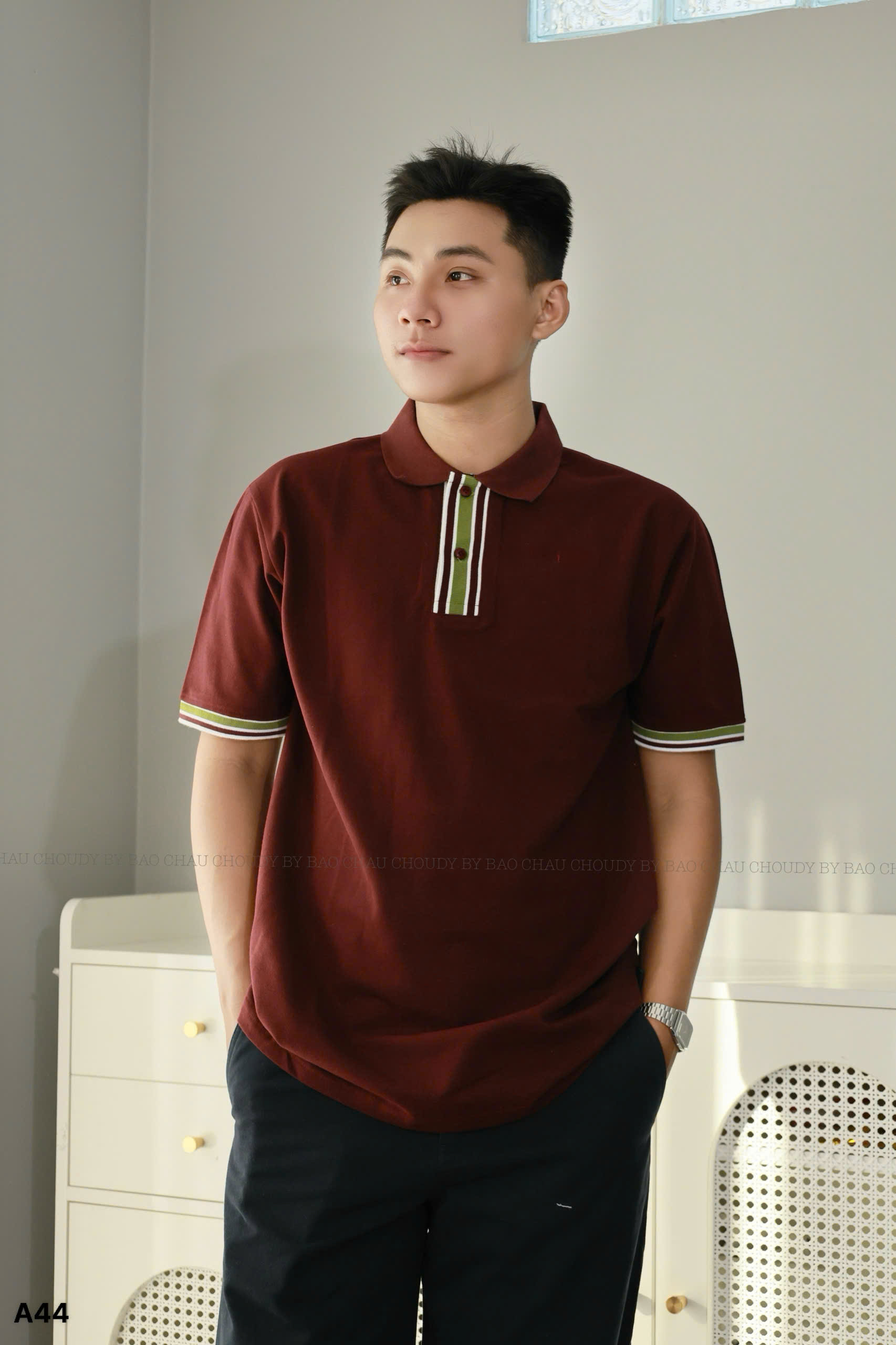 A44 ÁO THUN NAM 3 MÀU