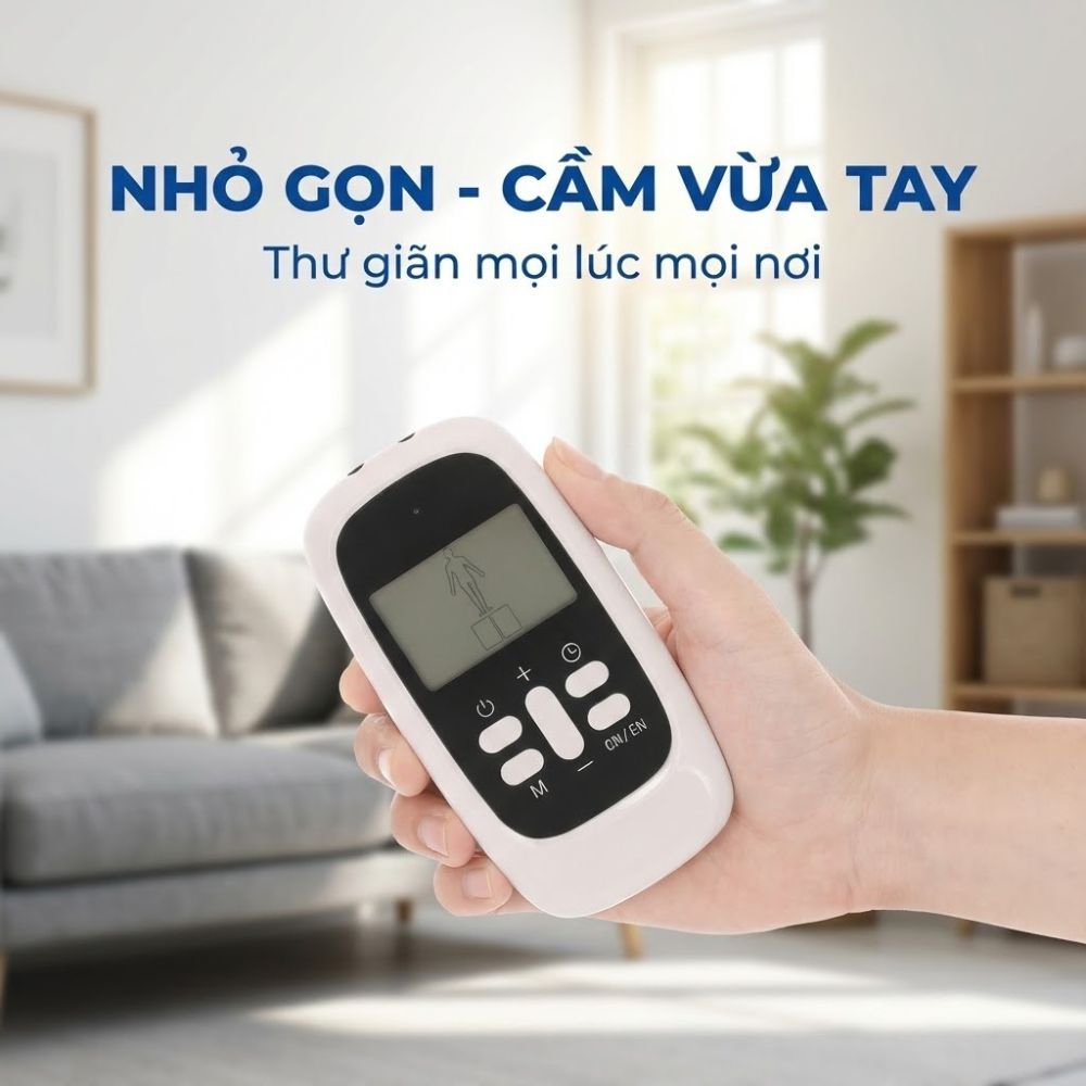 Máy Massage Xung Điện 4 Miếng Dán, 15 Mức Cường Độ, 8 Chế Độ Kachi MK46_thumbnail_5