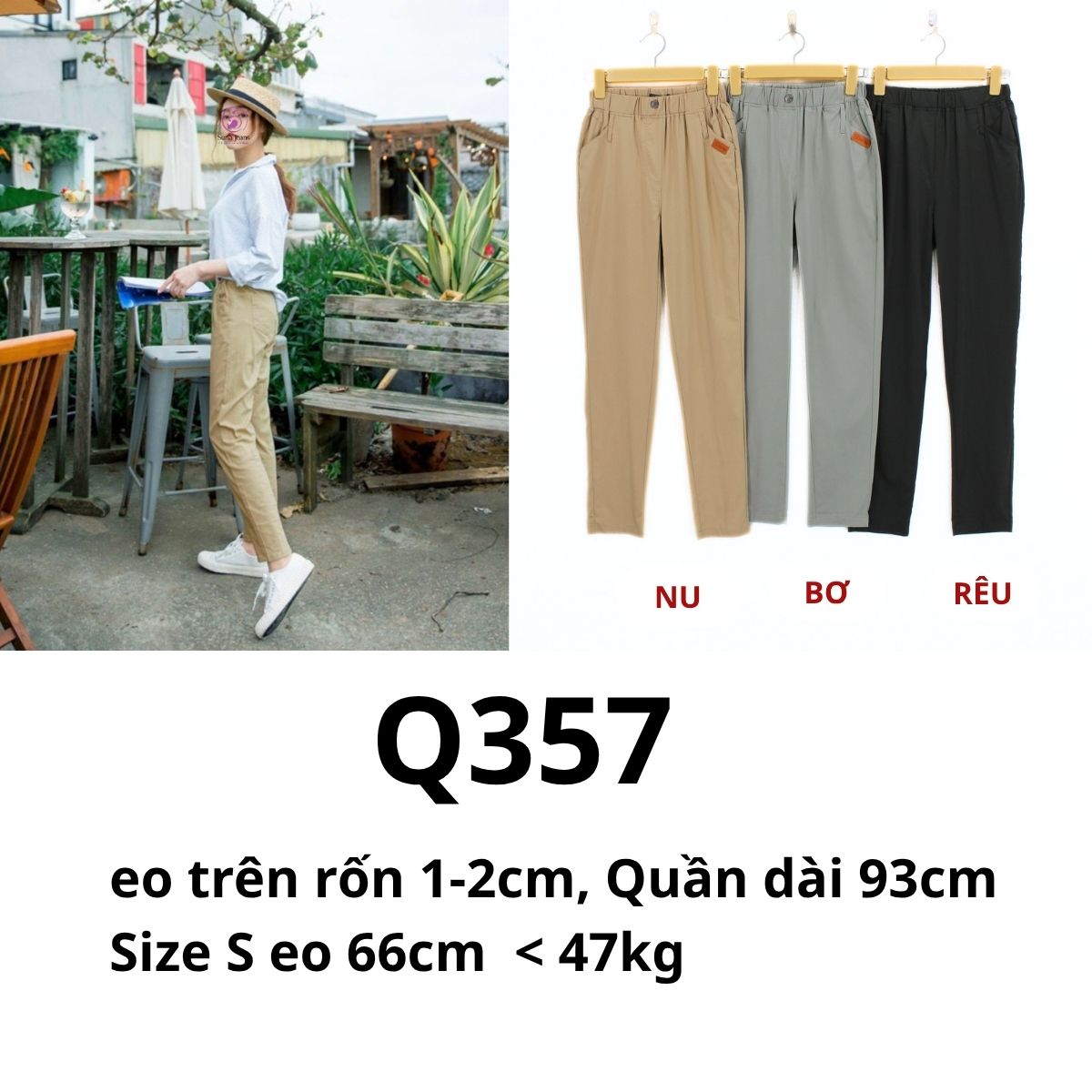 Q357 - Quần Kaki Mềm X.Hàn
