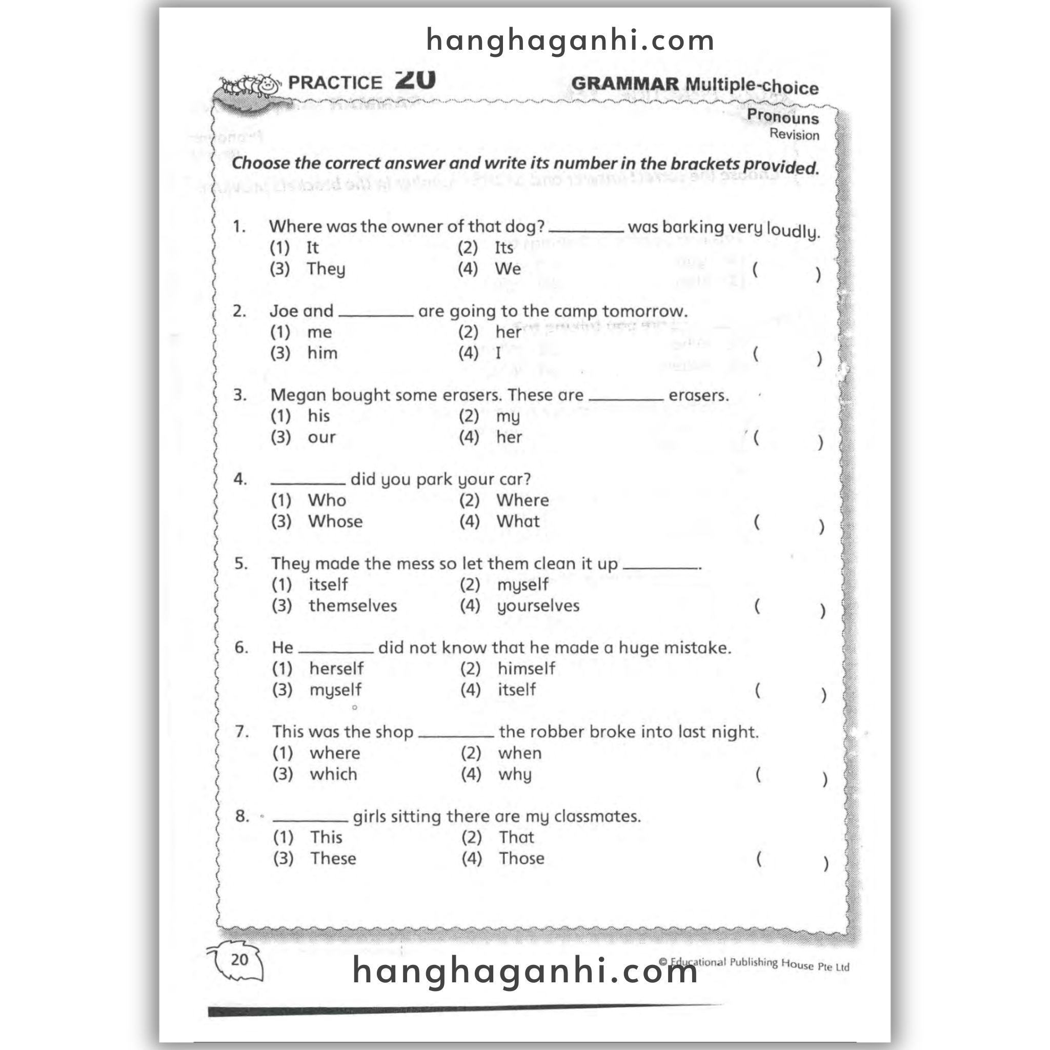 Complete Practice Book for Grammar, Vocabulary & Comprehension Primary 1_thumbnail_8