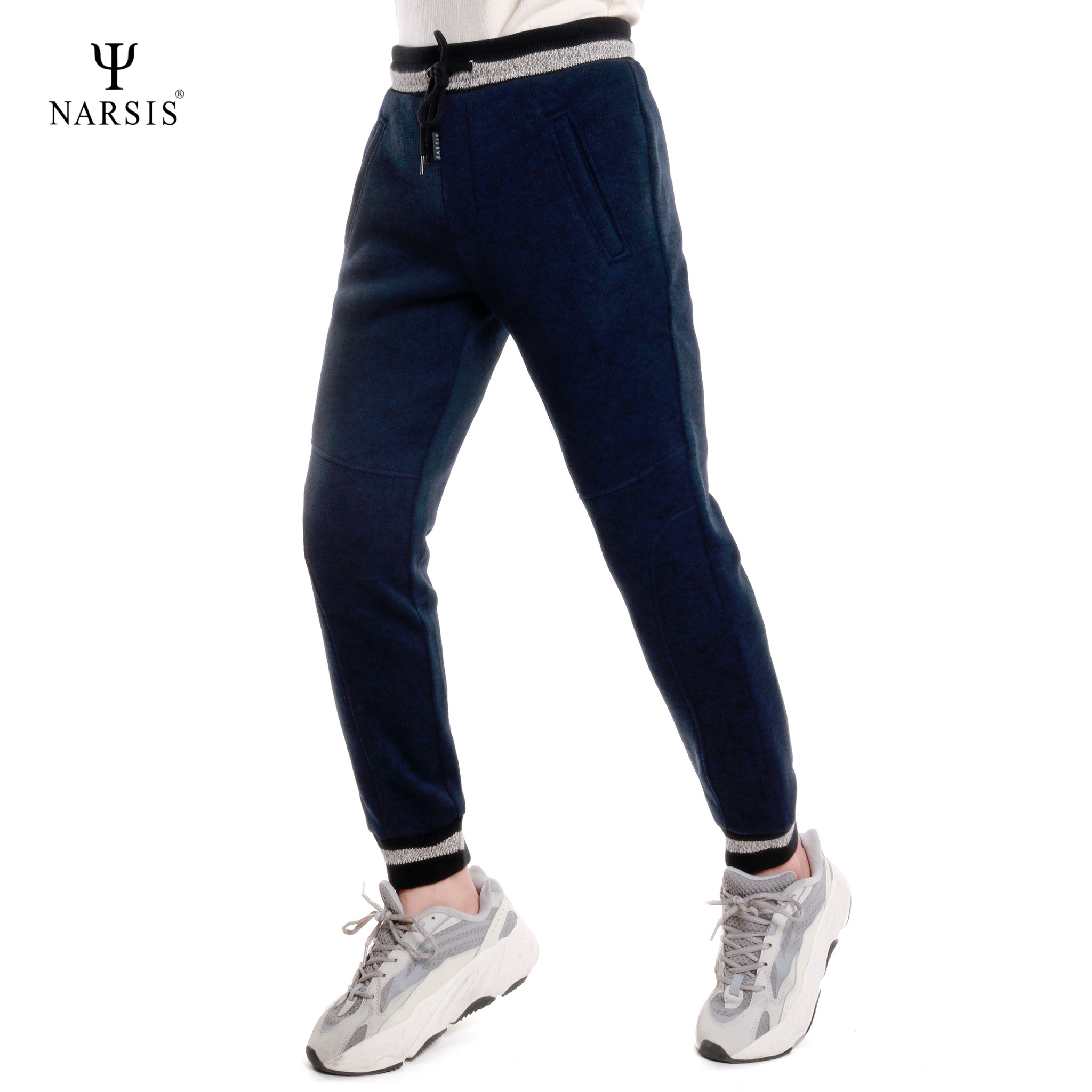 QUẦN DÀI NAM G8030D NARSIS VẢI LEN COTTON ẤM ÁP, THOÁNG MÁT, GIỮ ẤM TỐT, MỀM MẠI