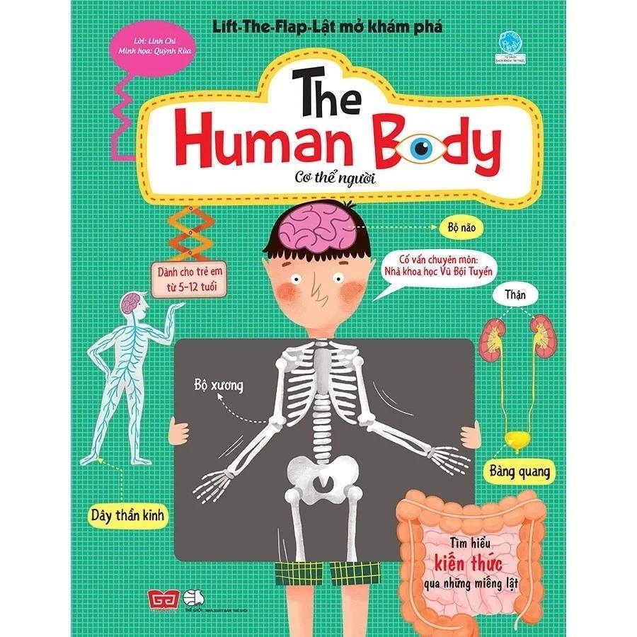 Lift-The-Flap-Lật mở khám phá - 5-12T - The human body - Cơ thể người