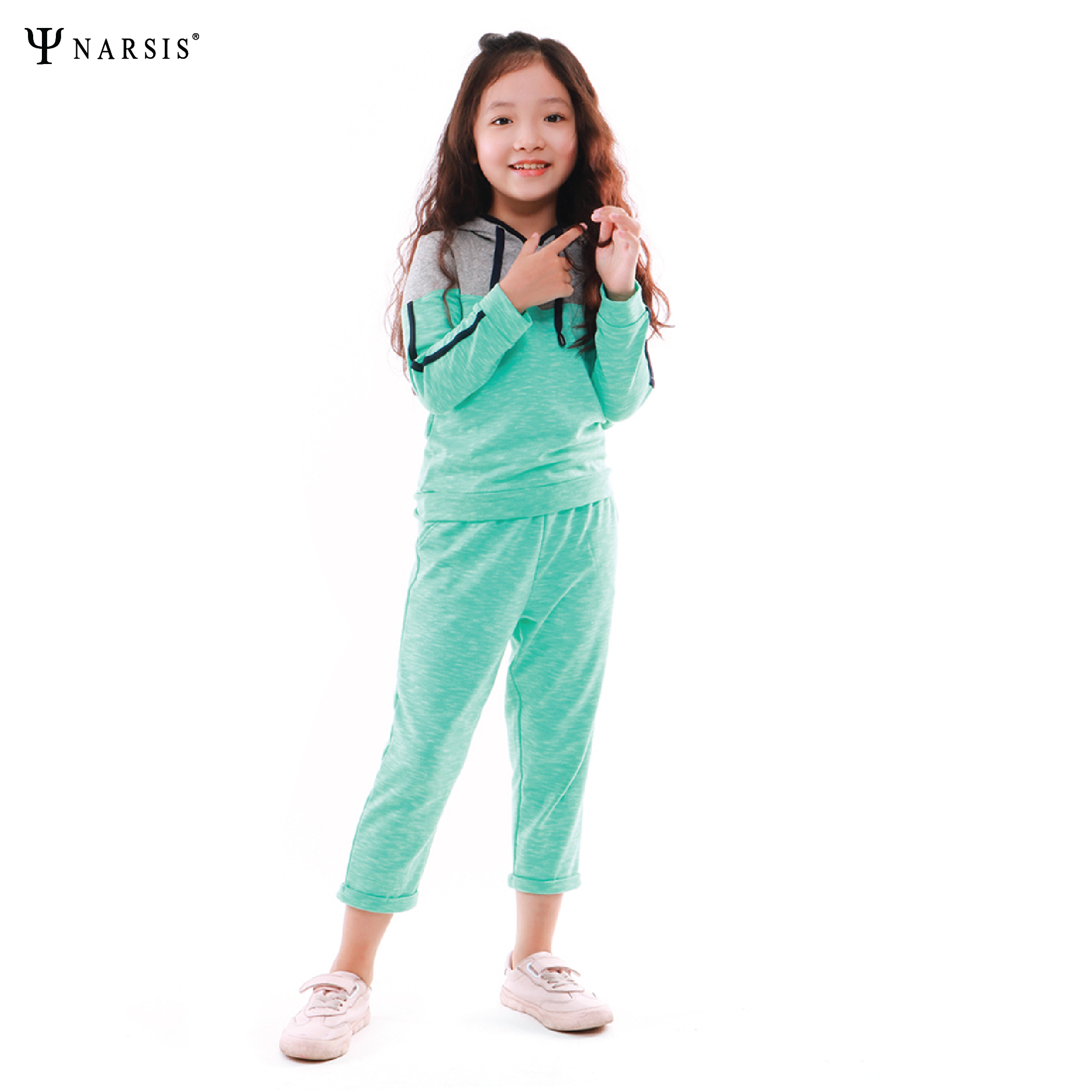 BỘ THU ĐÔNG BÉ GÁI KM9040 NARSIS CHẤT LIỆU THOÁNG MÁT, DỄ CHỊU, THOẢI MÁI CẢ NGÀY, DỄ VẬN ĐỘNG_thumbnail_1