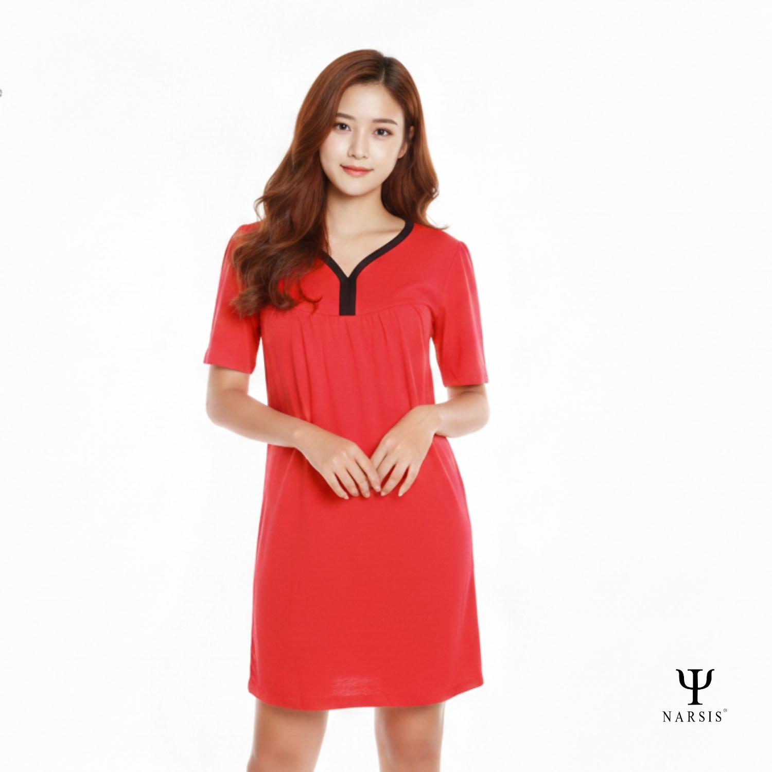 VÁY NGỦ NỮ B4002 NARSIS CHẤT LIỆU THOÁNG MÁT, DỄ CHỊU, THOẢI MÁI CẢ NGÀY, DỄ VẬN ĐỘNG