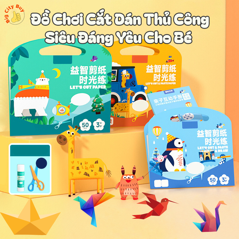 Cắt Dán Thủ Công Siêu Đáng Yêu Cho Bé_thumbnail_3