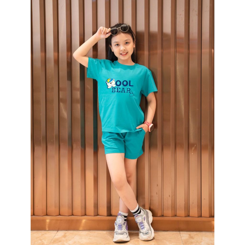 Bộ quần áo bé gái in hình 'Gấu Cool Bear'- Loza Kids SB31_thumbnail_7