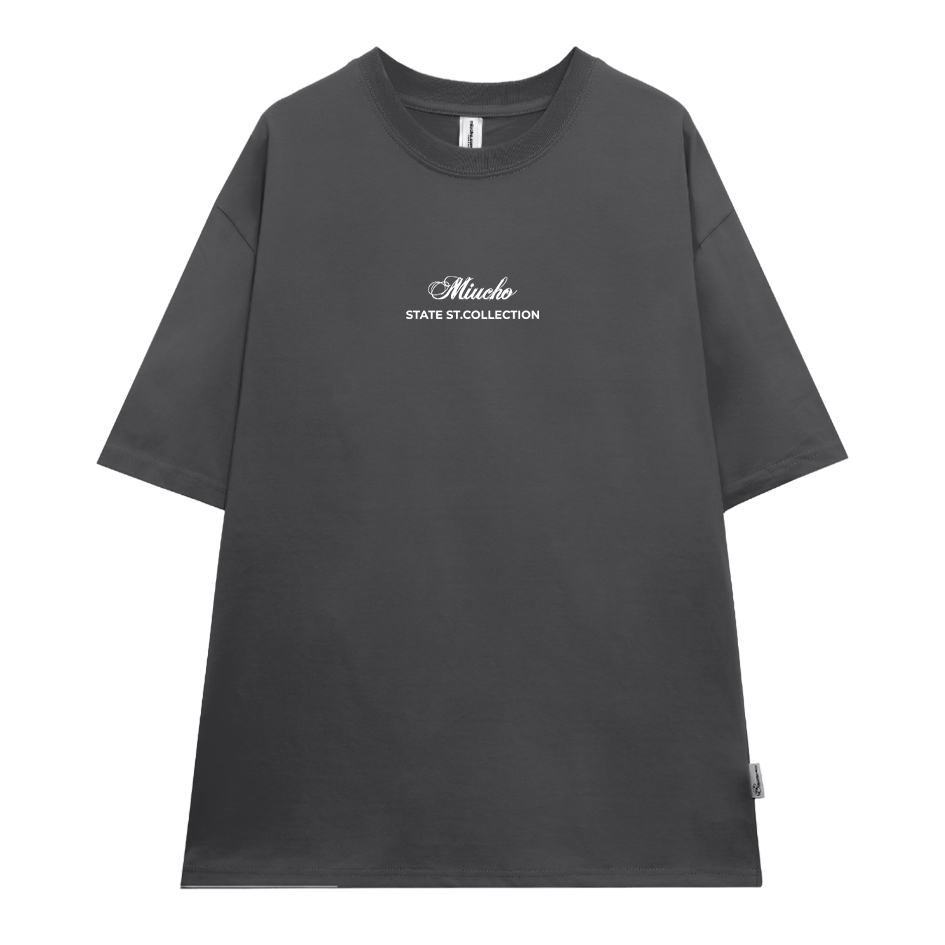 Áo thun nam form rộng ATD288 Miucho Man cotton cổ tròn in typography_thumbnail_11