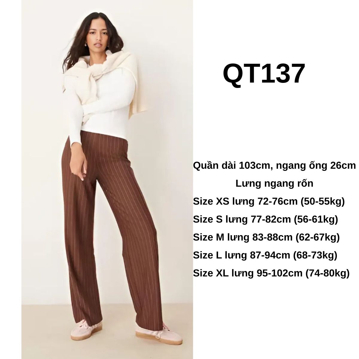 QT137 QUẦN TÂY SUÔNG MG