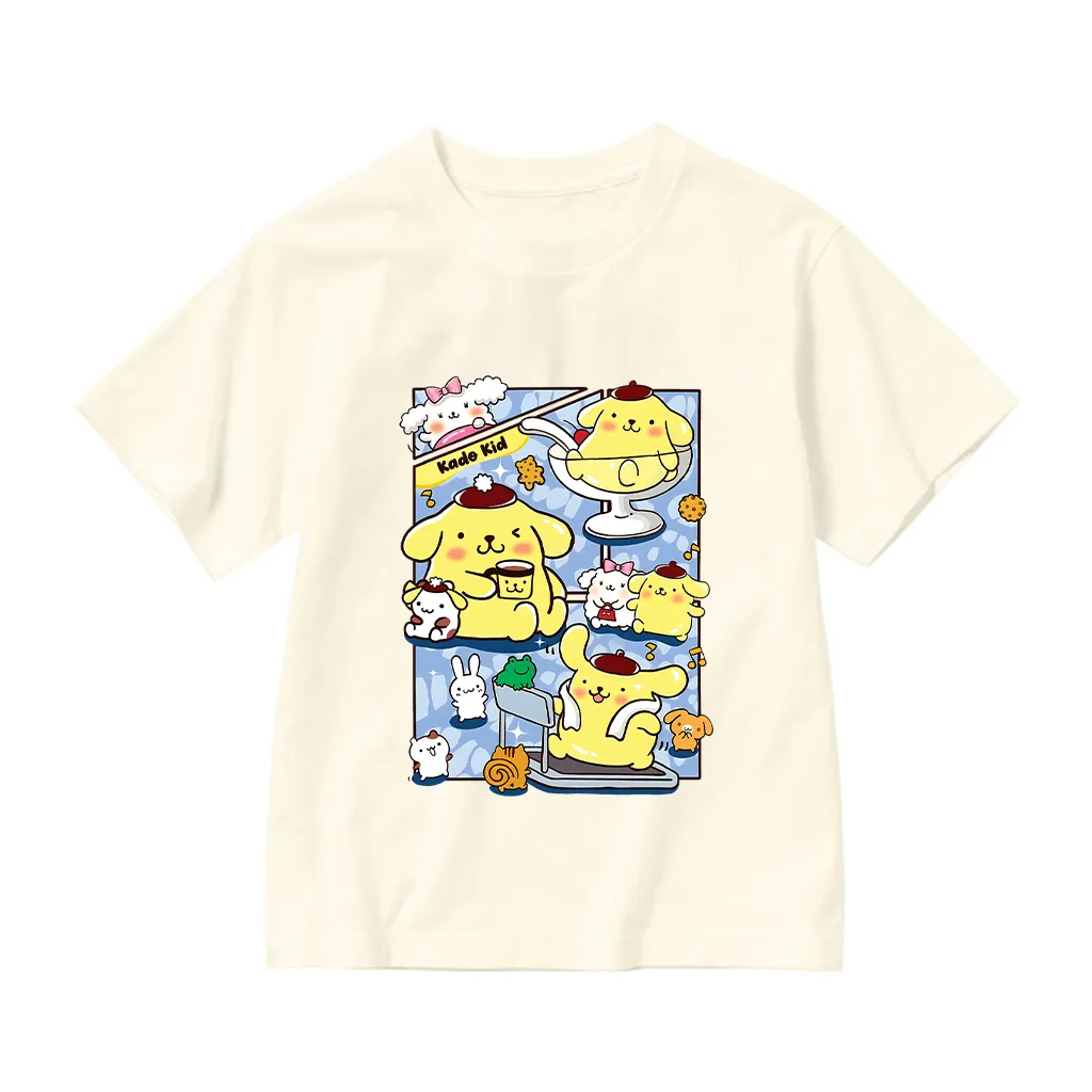 Áo thun bé gái hoạt hình dễ thương Kado vải cotton thoáng mát cổ tròn in artwork 2969_thumbnail_9