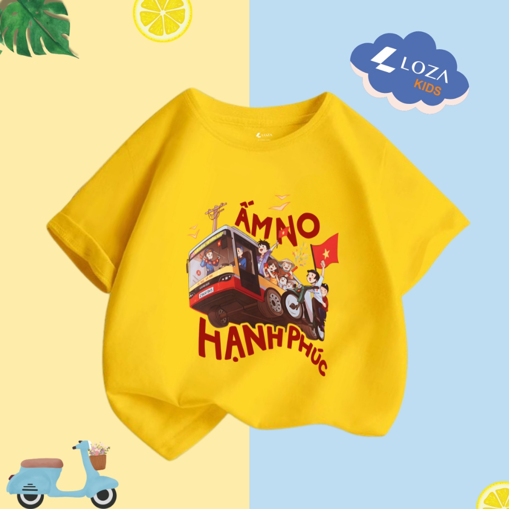 Áo phông cho bé in hình 