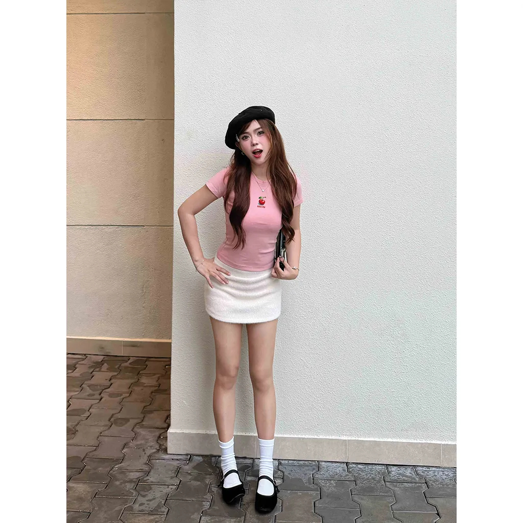 Áo baby tee form ôm body Apple Beezy 3335 tôn dáng_thumbnail_2