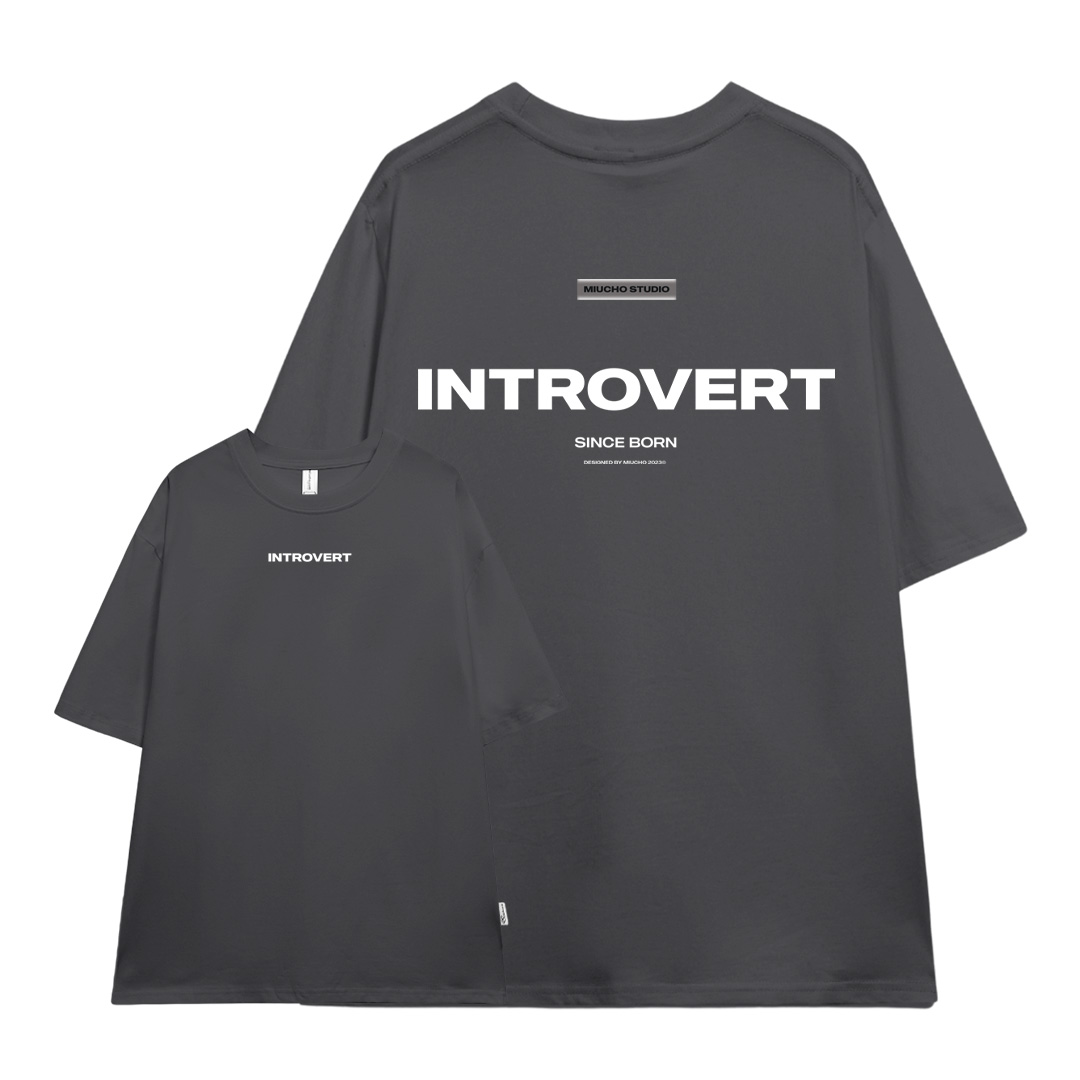 Áo thun unisex form rộng AT383 Miucho chất vải cotton in brand name_thumbnail_20