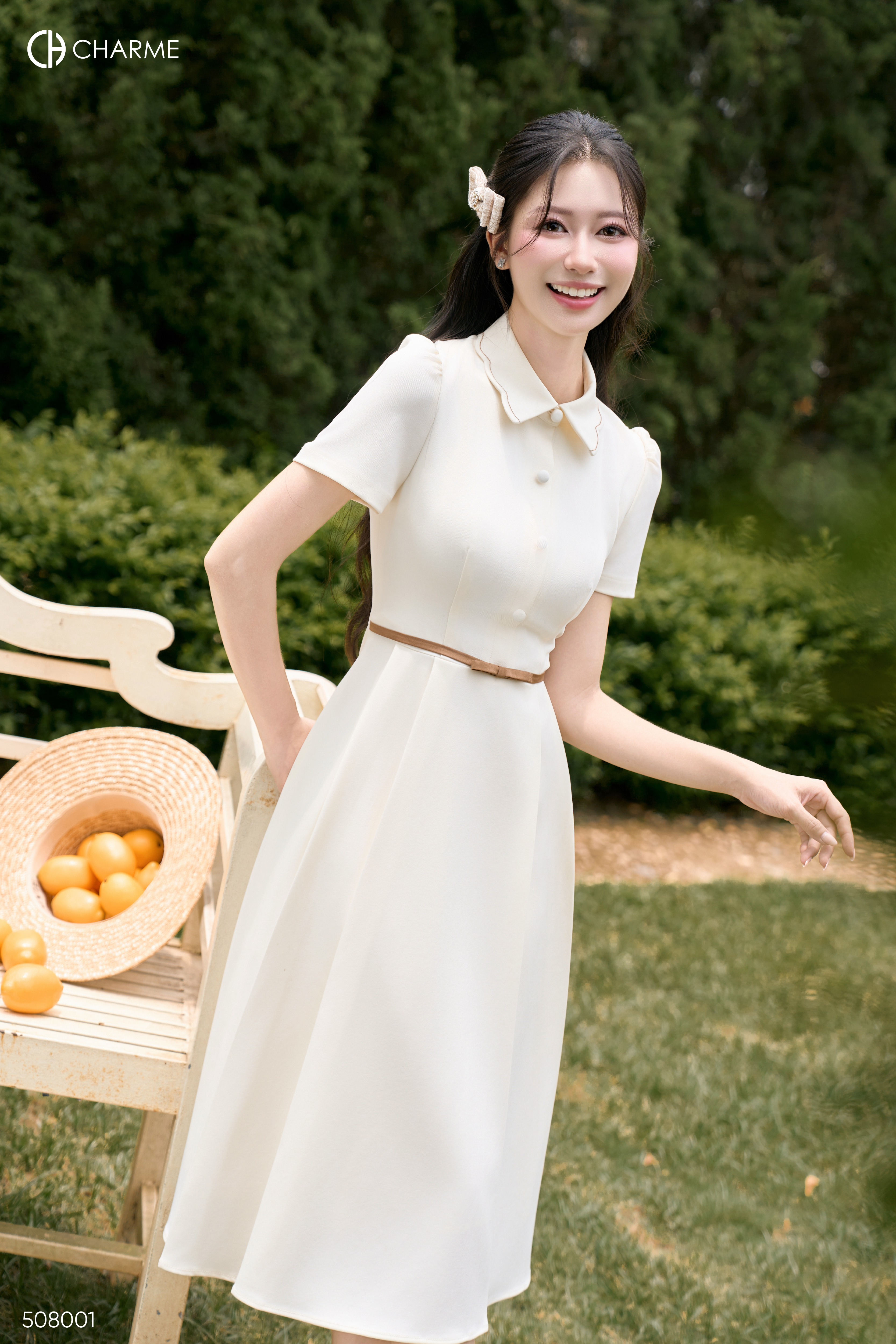 Váy cổ sen nơ eo_thumbnail_3