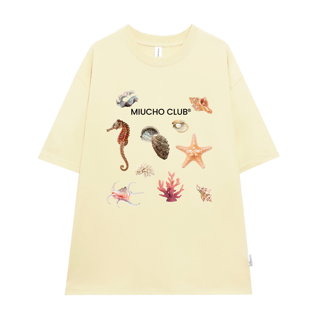 Áo thun form rộng mùa hè unisex ATD1049 Miucho cotton tay lỡ cổ tròn in mix_thumbnail_11