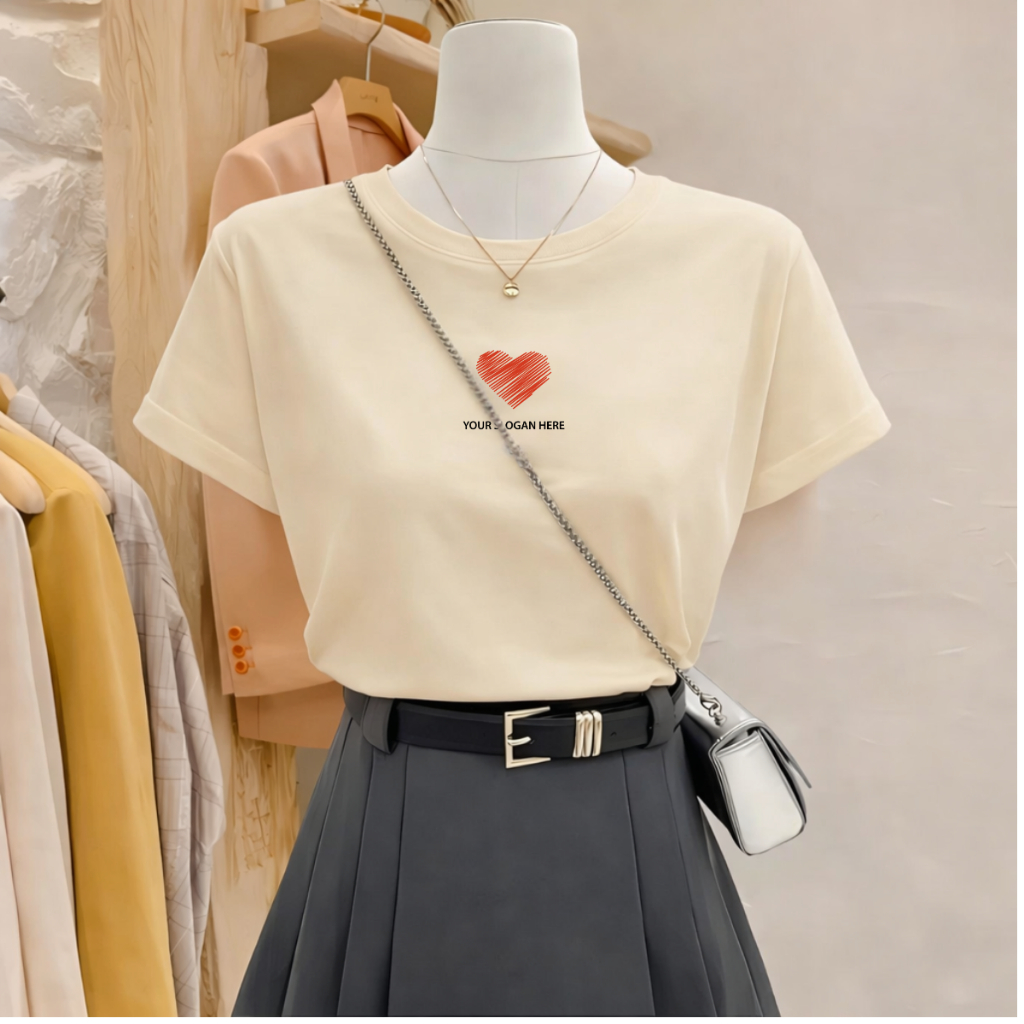 [Form vừa] Áo phông nữ màu Be nhiều mẫu - Loza G0467_thumbnail_2