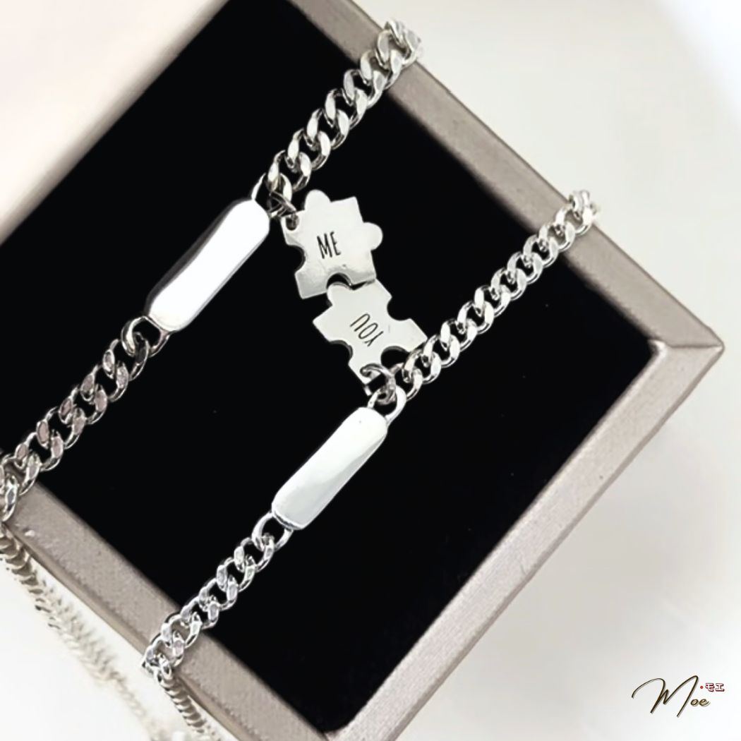 ĐT48 - Lắc tay đôi lego mix thẻ khắc tên theo yêu cầu