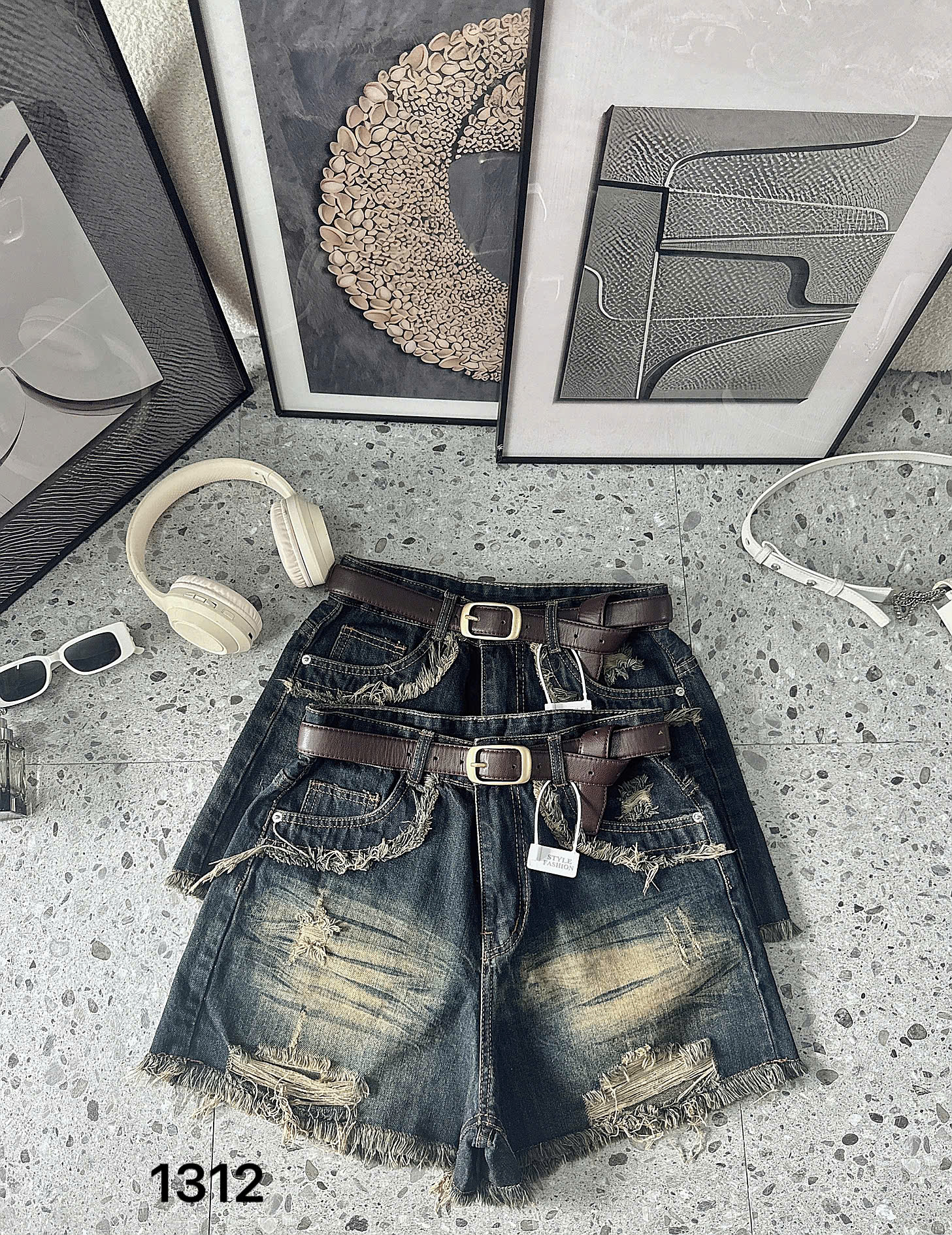 BIGSIZE NỮ- Quần short ngắn túi kiểu T-QSJ1312_thumbnail_1