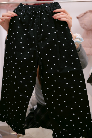 (K202) Quần thô hoa nhí