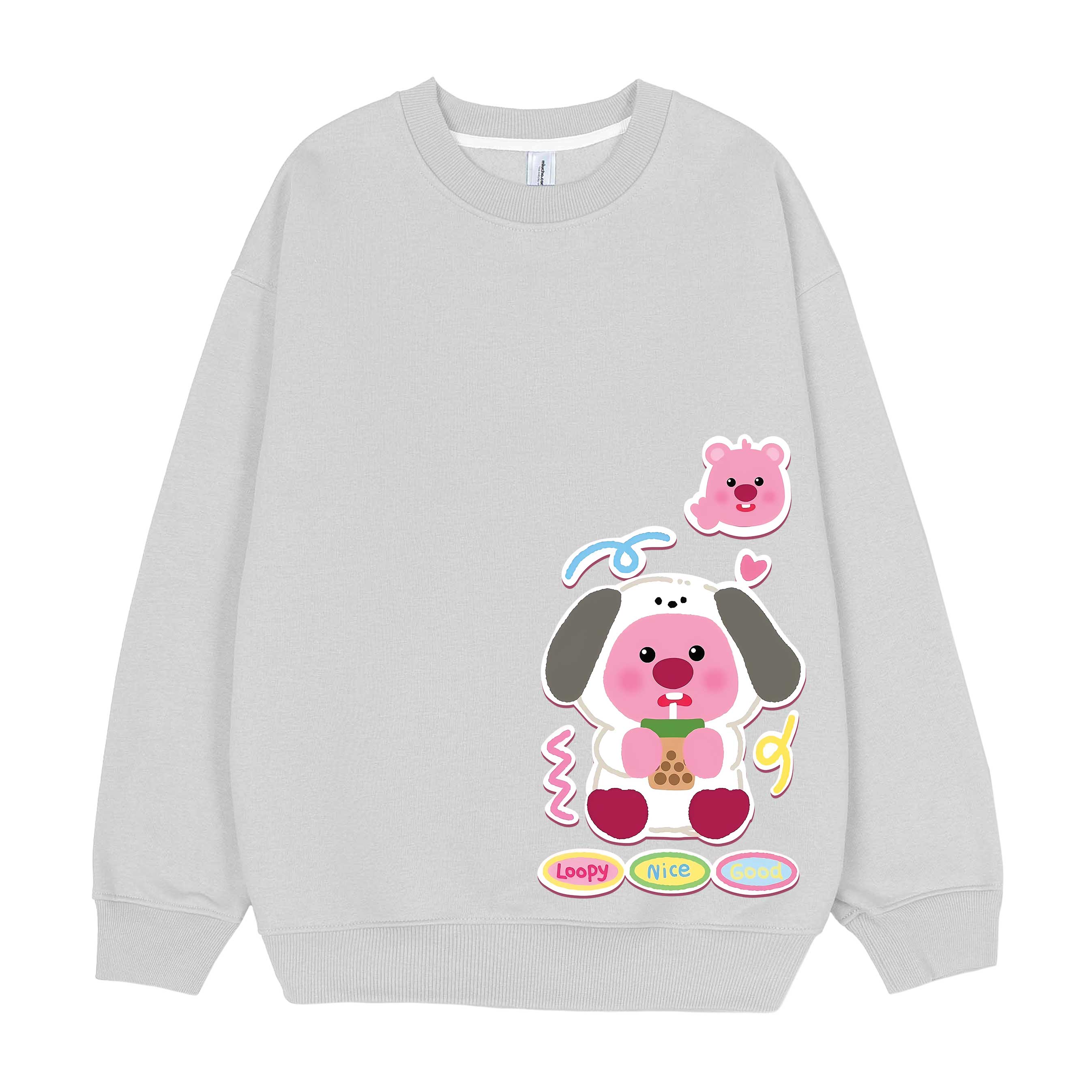 Áo sweater gấu Loopy unisex local brand STD759 Miucho chân cua in artwork_thumbnail_9