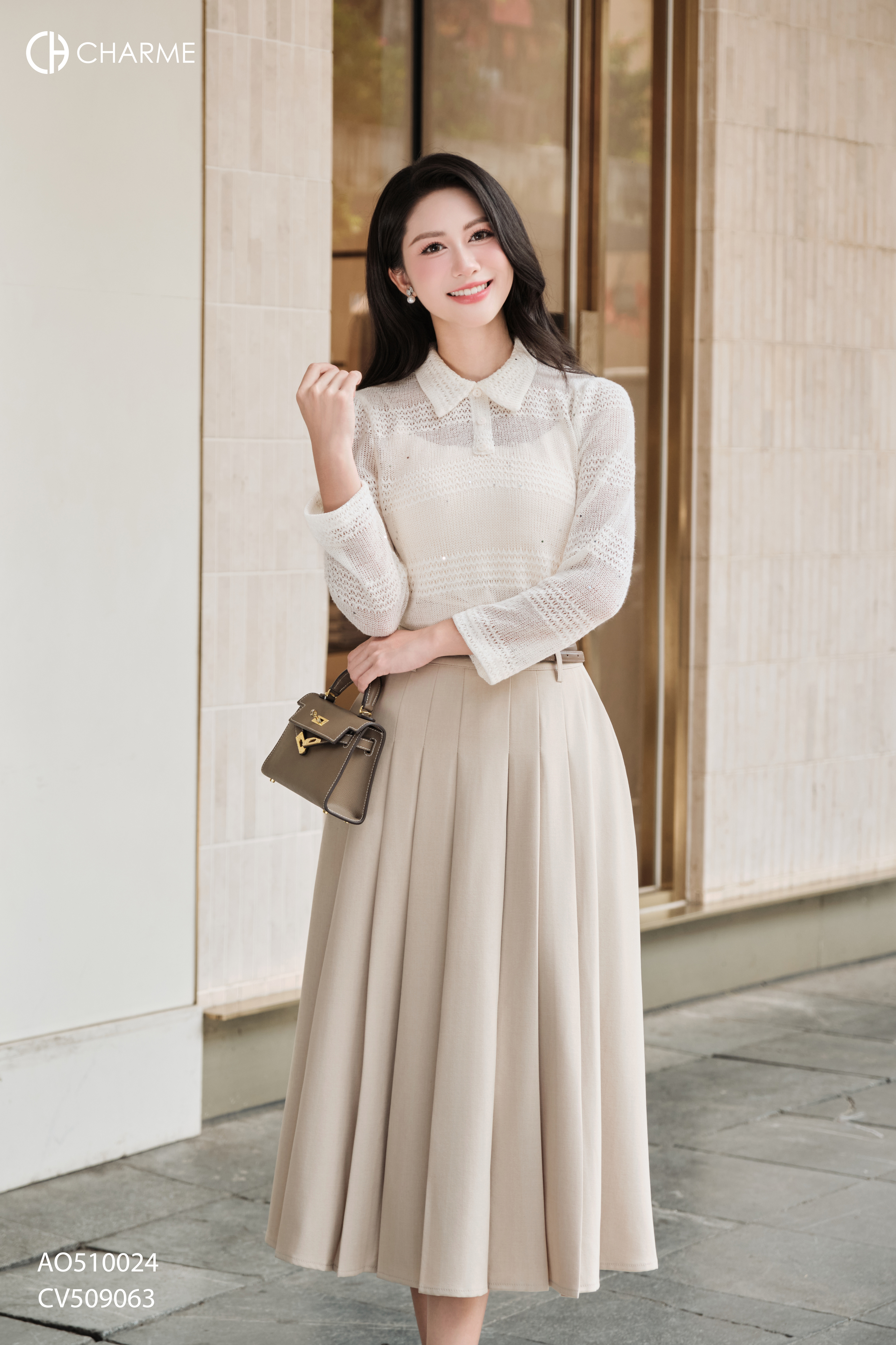 Áo polo dài tay trơn