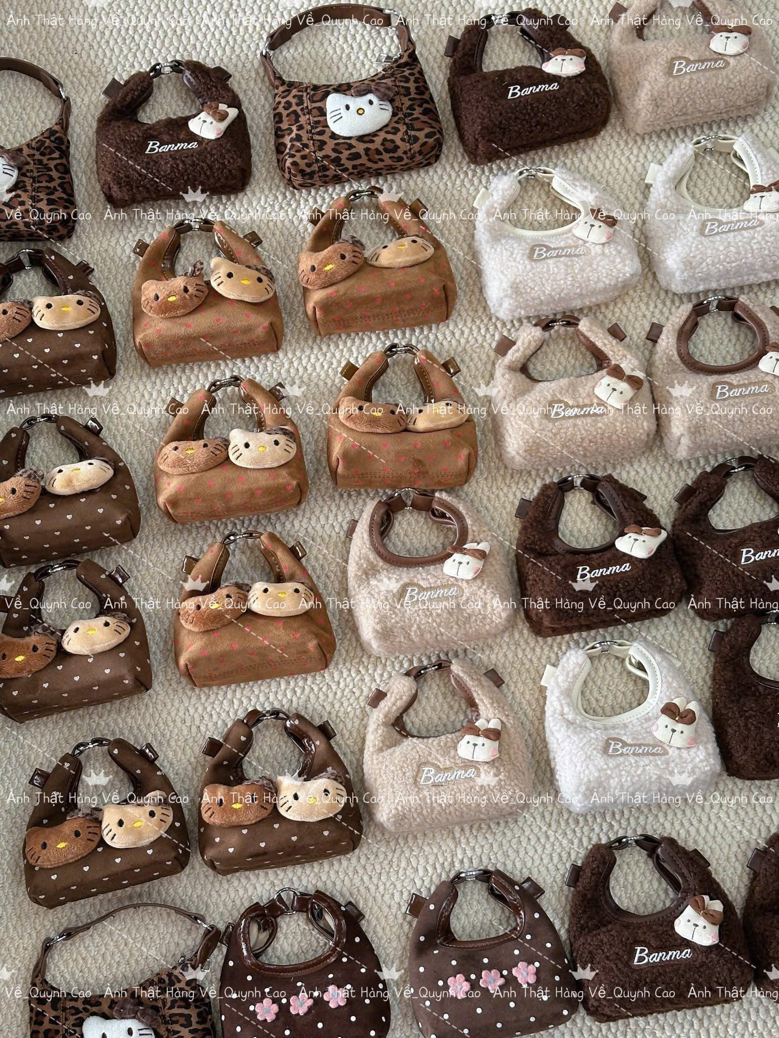 HL293 Túi thỏ bé ( KEM )