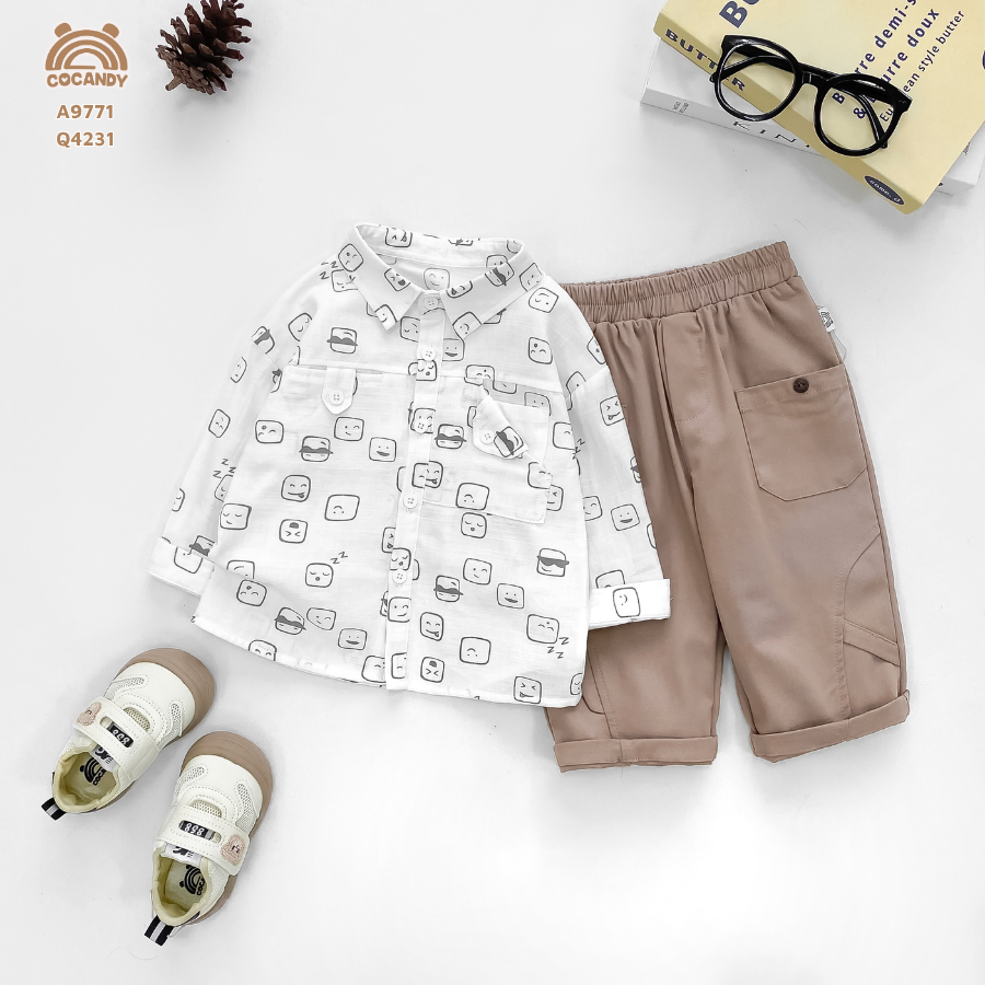 Áo dài TRẮNG sơ mi họa tiết kính mắt_thumbnail_0