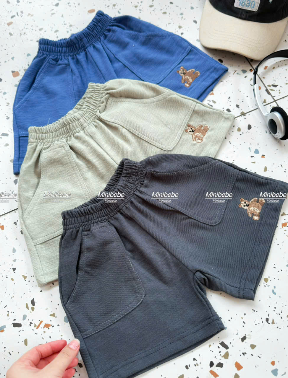 K15 SET 3 QUẦN GẤU NGỒI NHÀ MINI- A107.89