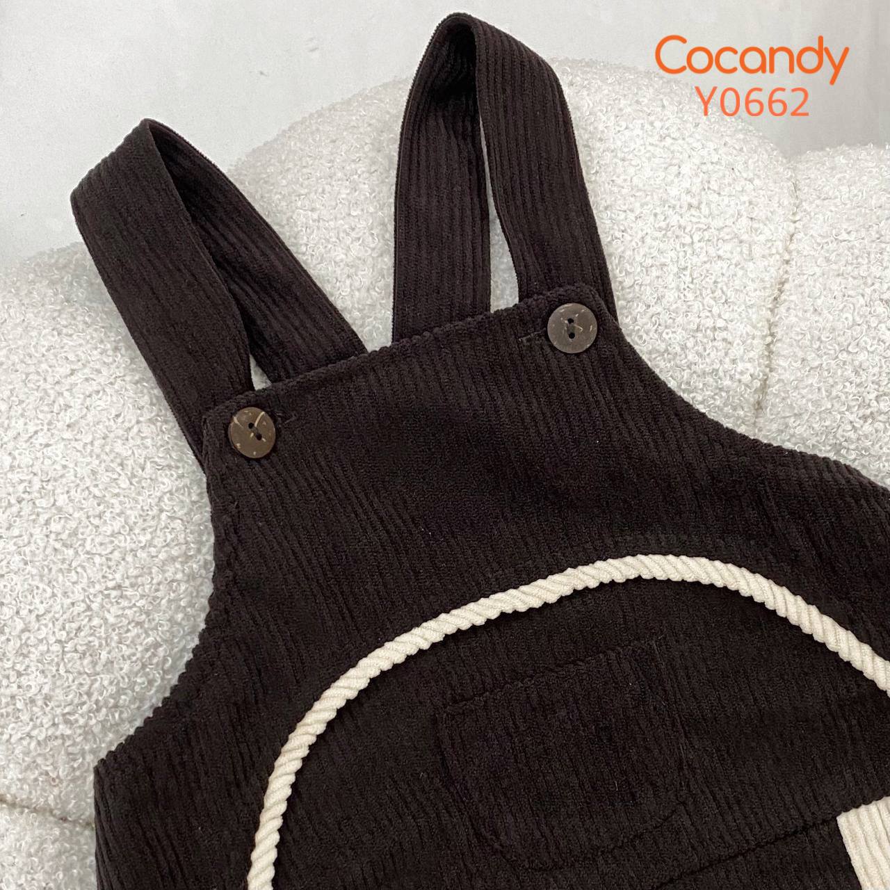 Yếm quần nhung NÂU ĐẬM túi BE_thumbnail_3