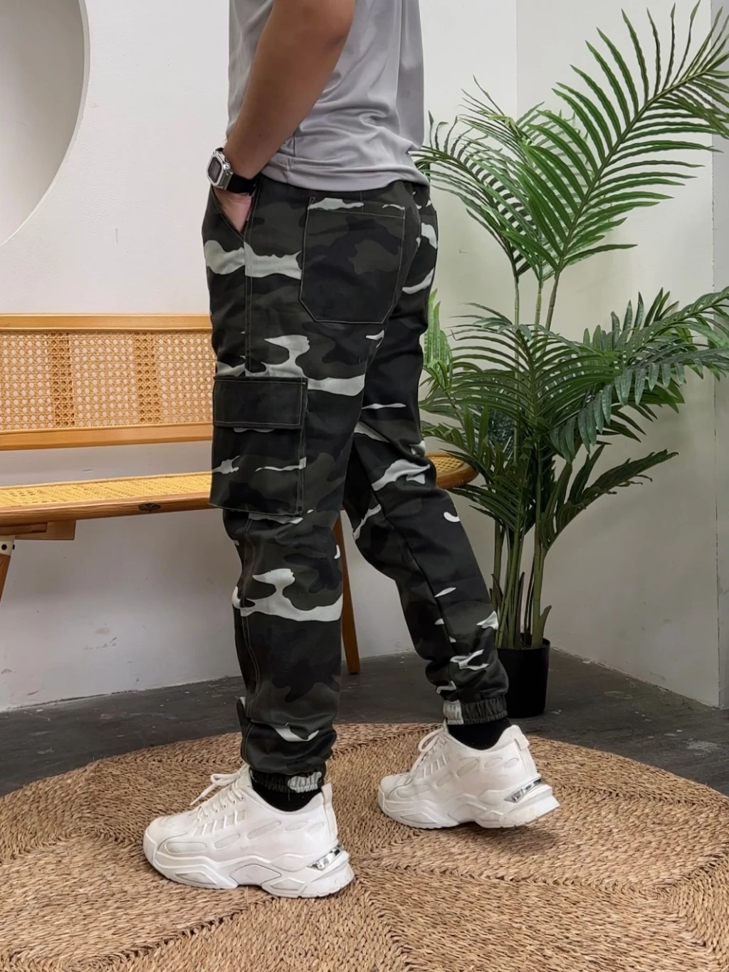 Quần Jooger Rằng Ri Bảo Hộ Lao Động Nam Kaki Túi Hộp Nam_thumbnail_4