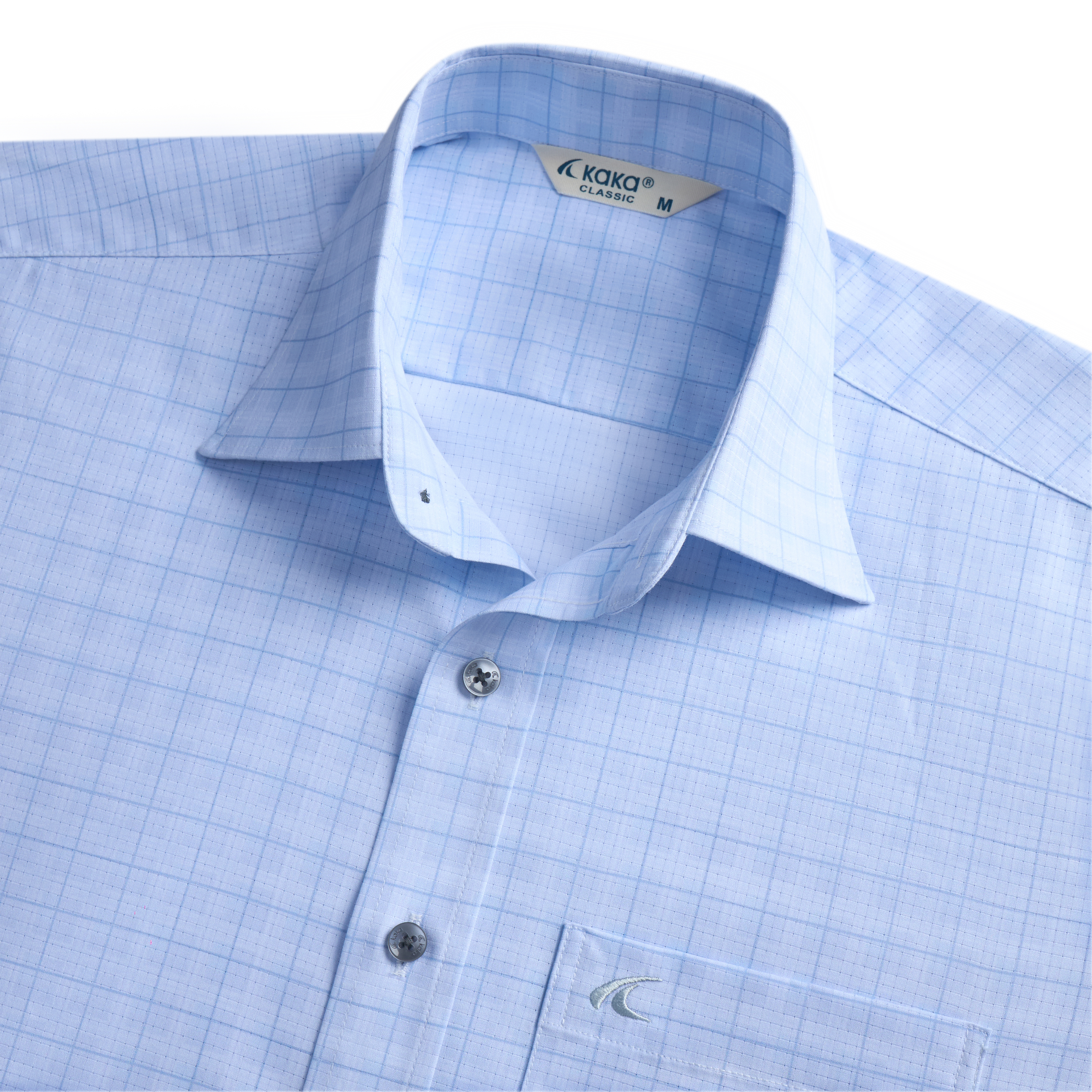 Áo Sơ Mi Kaka Họa Tiết Sọc Có Túi_thumbnail_8