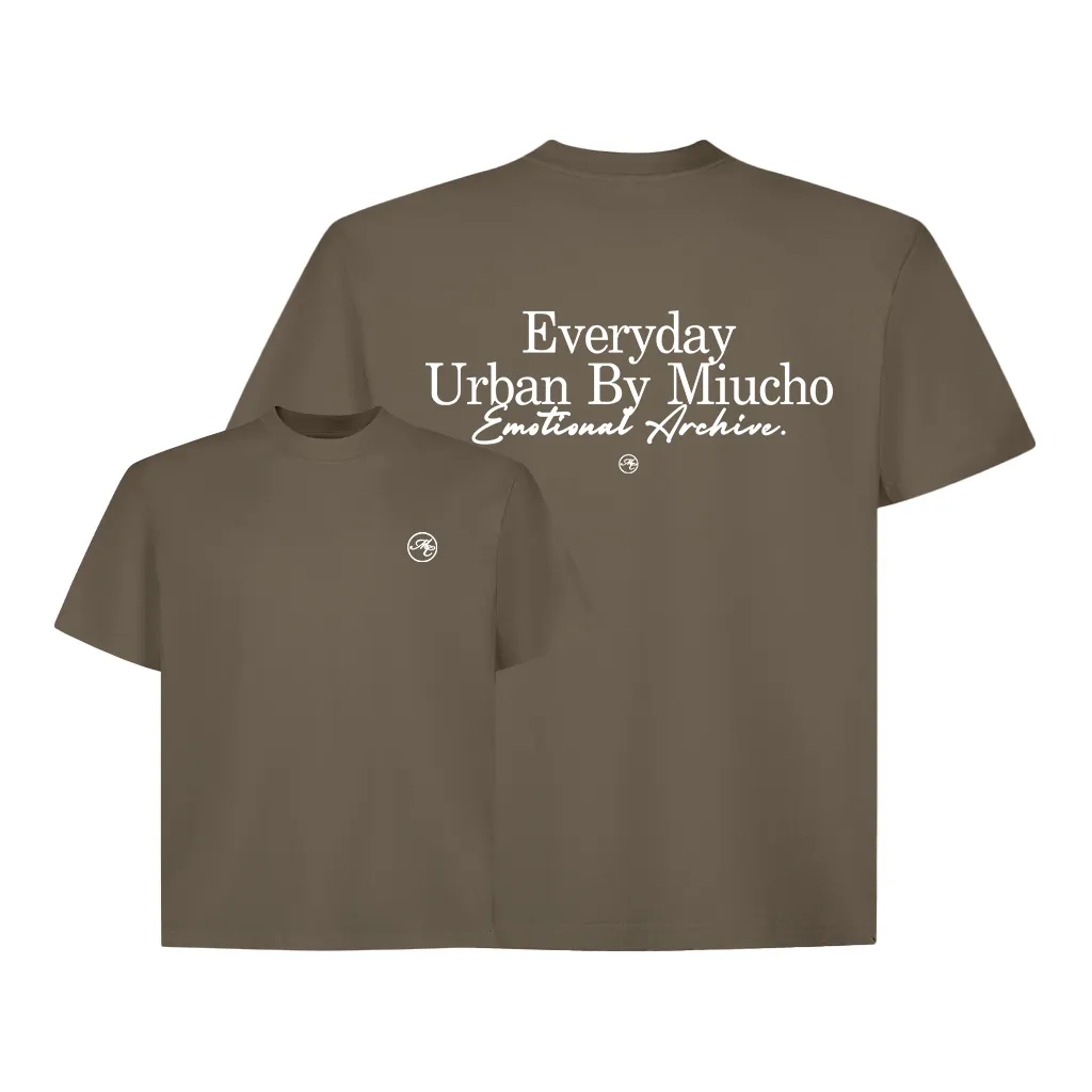 Áo phông boxy unisex thiết kế basic dễ phối 2569 Miucho chất vải 100% cotton thoáng mát in mix