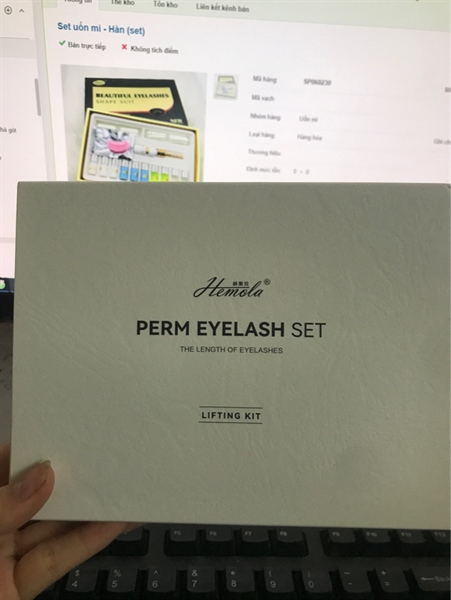 Set uốn mi - Hemola