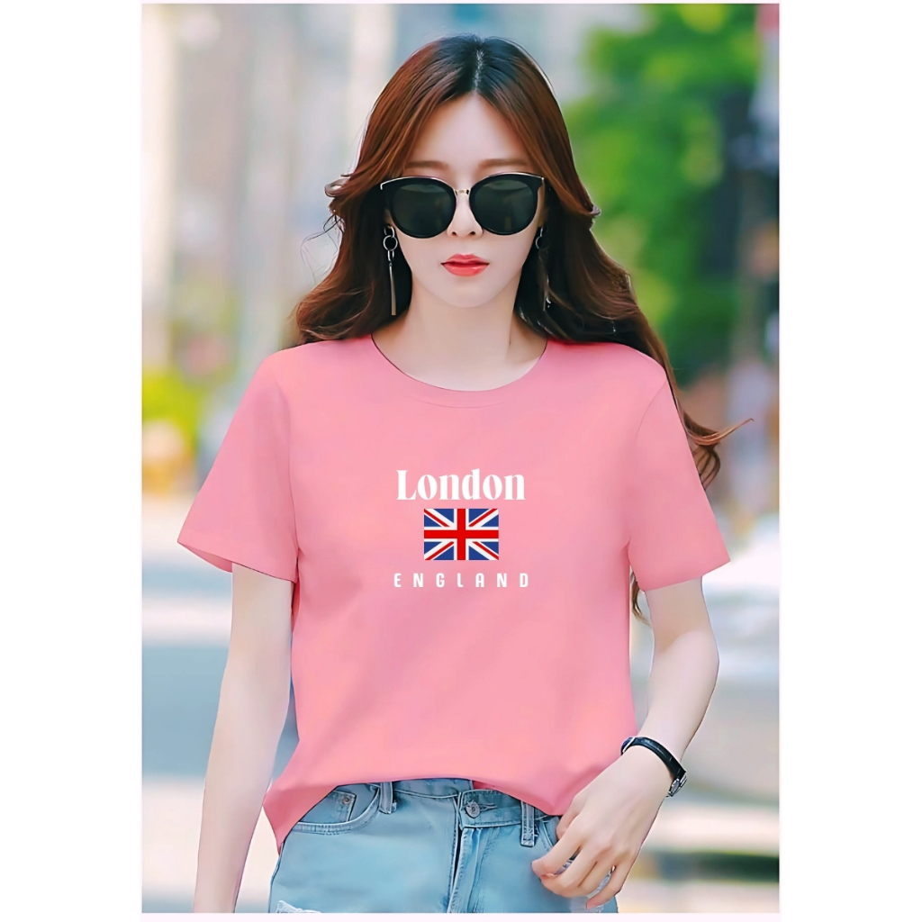 [Form Rộng] Áo phông nữ in chữ 'LONDON' - LOZA RT8203_thumbnail_6