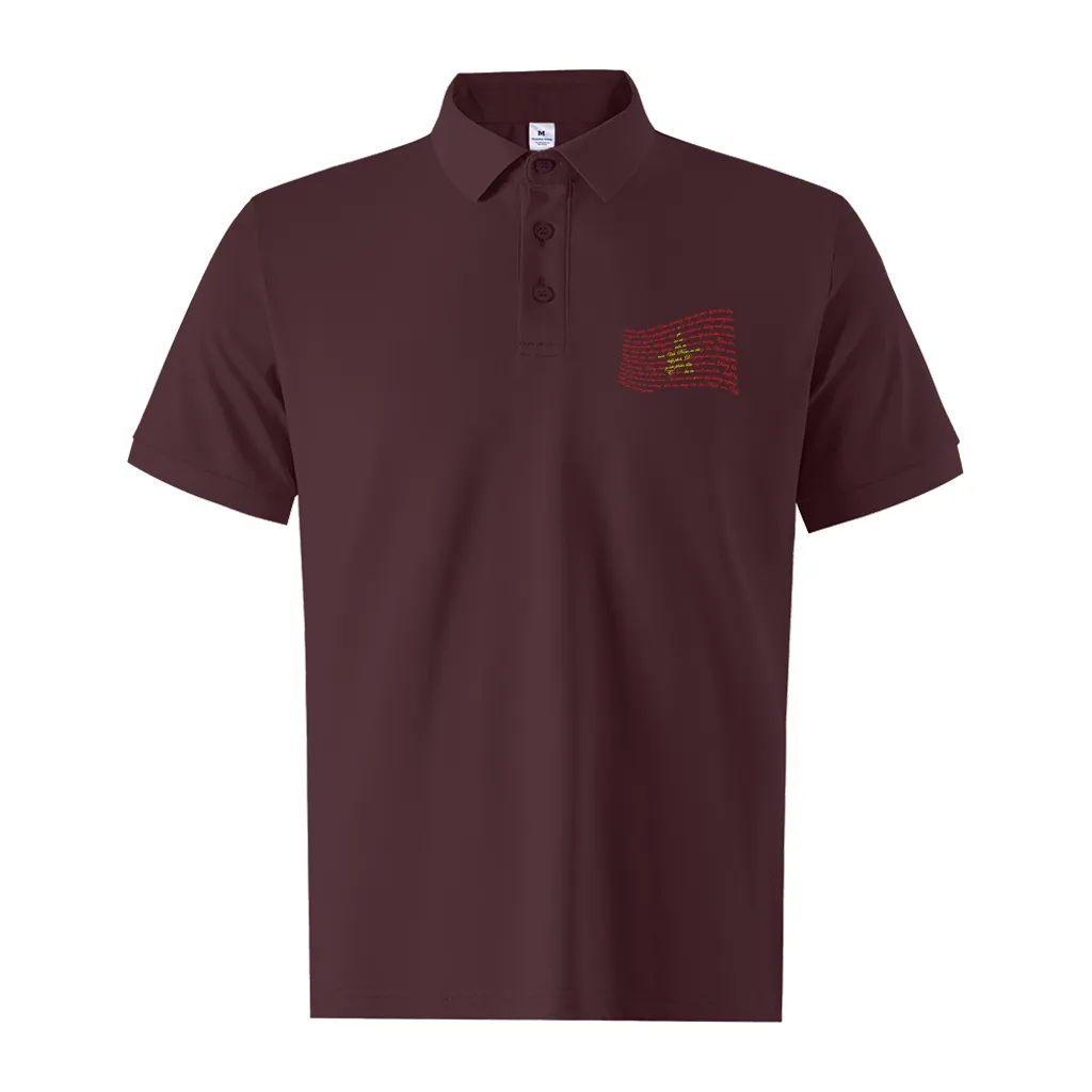 Áo polo nam cờ đỏ sao vàng PLCSD2449 Miucho Iconic vải polyester thoáng mát cổ trụ in typography_thumbnail_10
