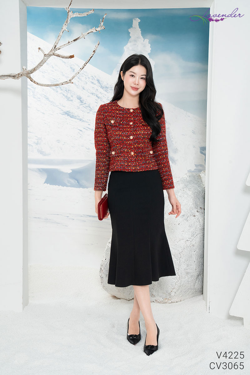 Áo dạ tweed vạt vuông cổ tròn V4225_thumbnail_8