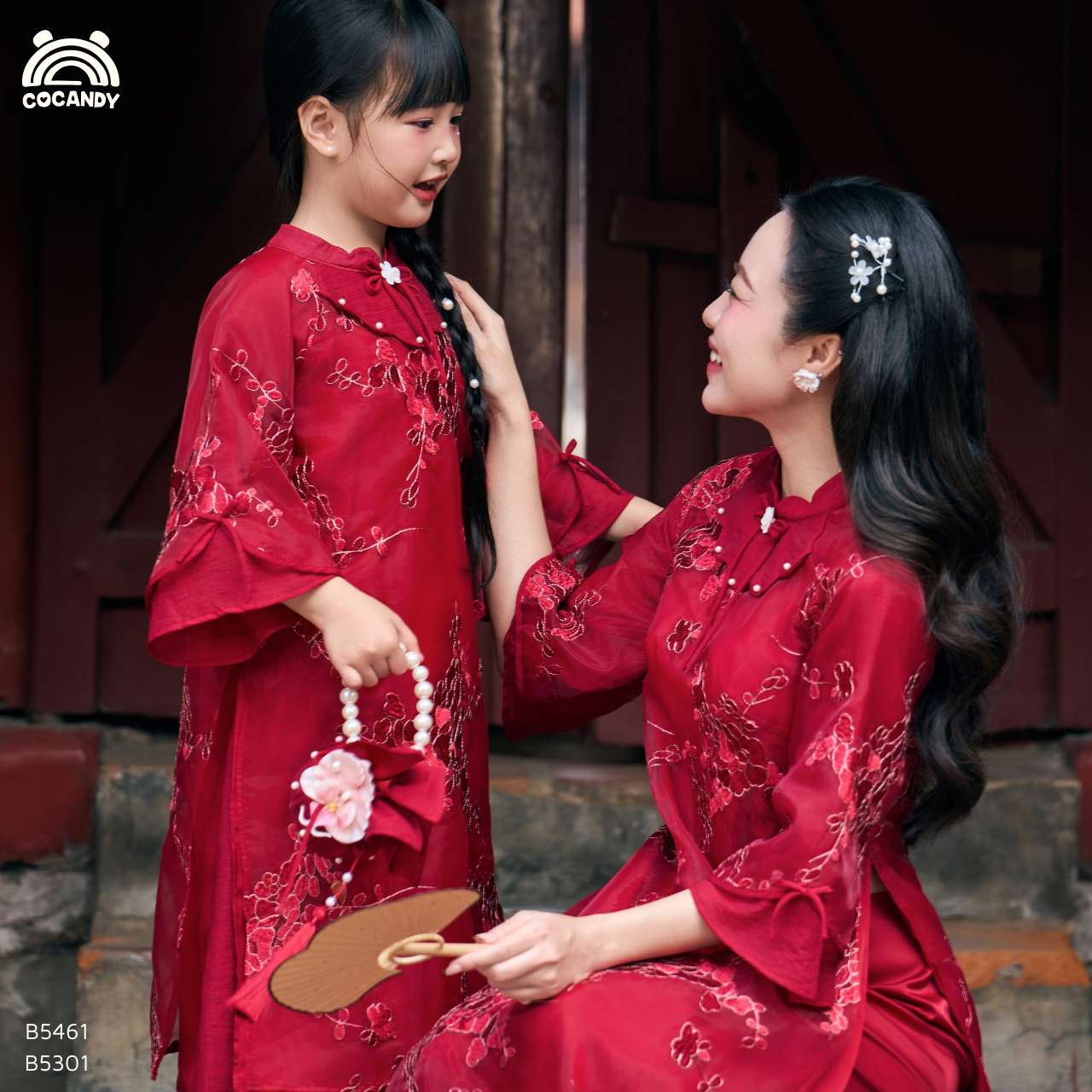 Bộ áo dài ĐỎ Chu Tước NỮ_thumbnail_6