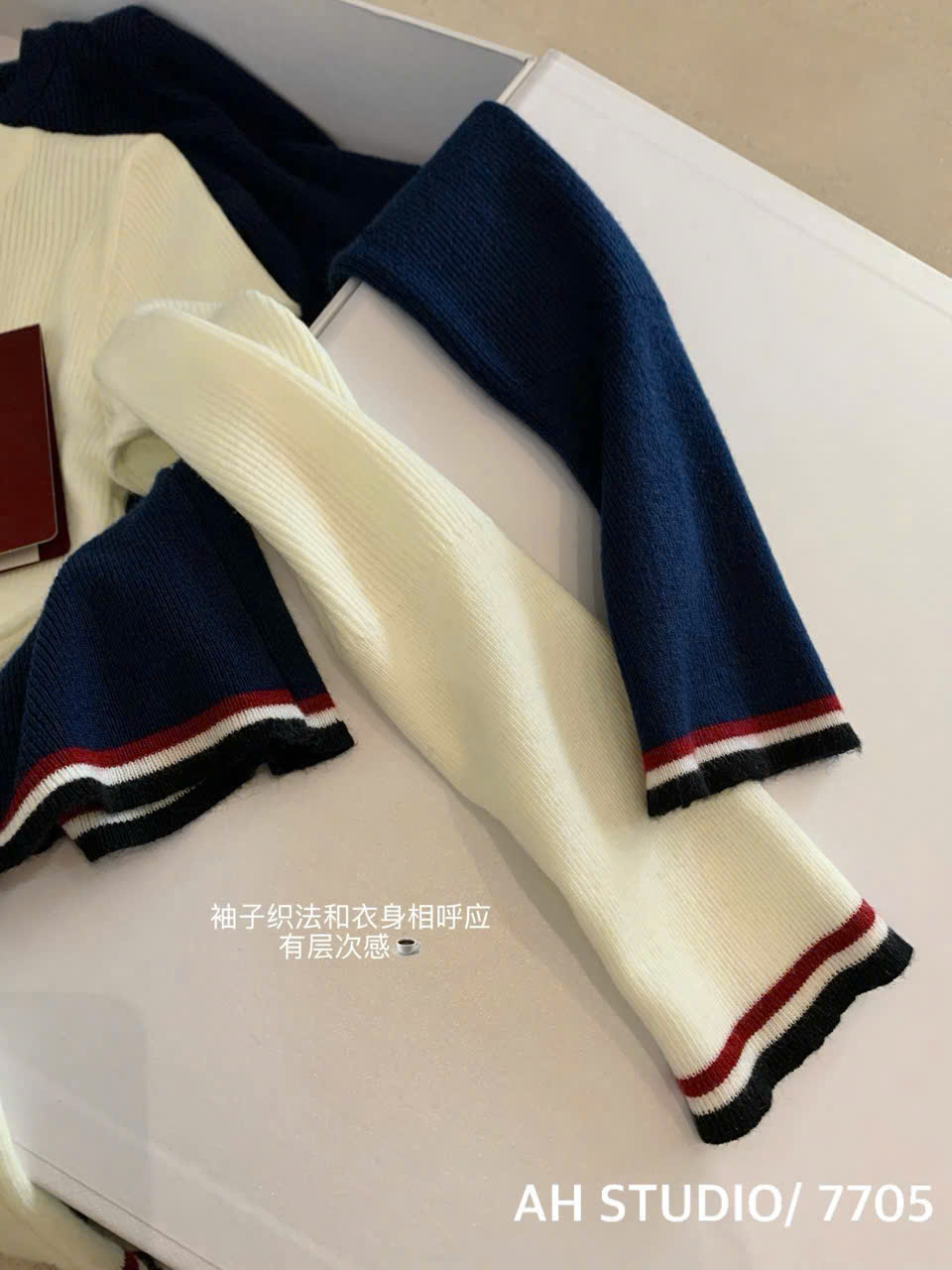 Áo len gân tay dài ( XANH ĐEN )_thumbnail_17