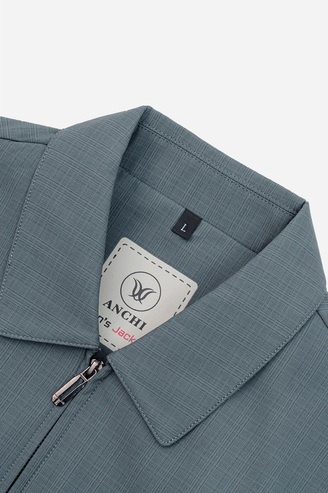 Áo Khoác Họa Tiết Cổ Bẻ Trung Niên ANCHI Chất Liệu Poly Cao Cấp_thumbnail_5