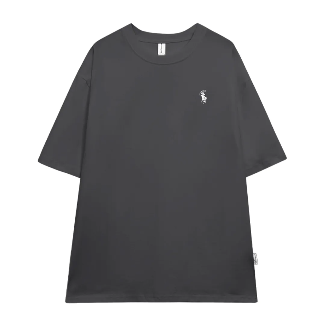 Áo thun form rộng basic nhiều màu 2510 Miucho vải cotton thoáng mát cổ tròn in artwork_thumbnail_12