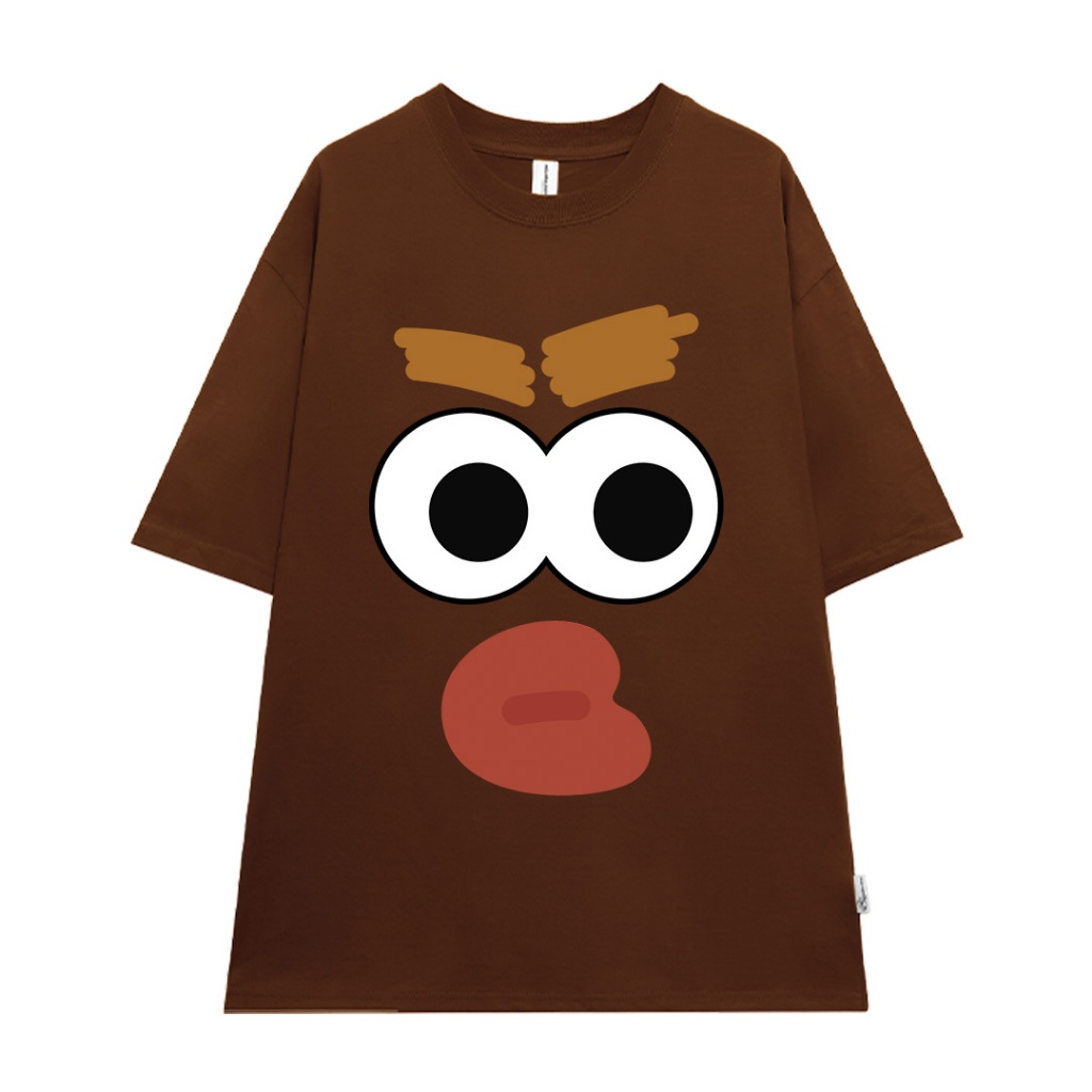 Áo thun couple cặp đôi hình thú mỏ vịt form rộng unisexATD1059 Miucho tay lỡ cổ tròn in artwork_thumbnail_13