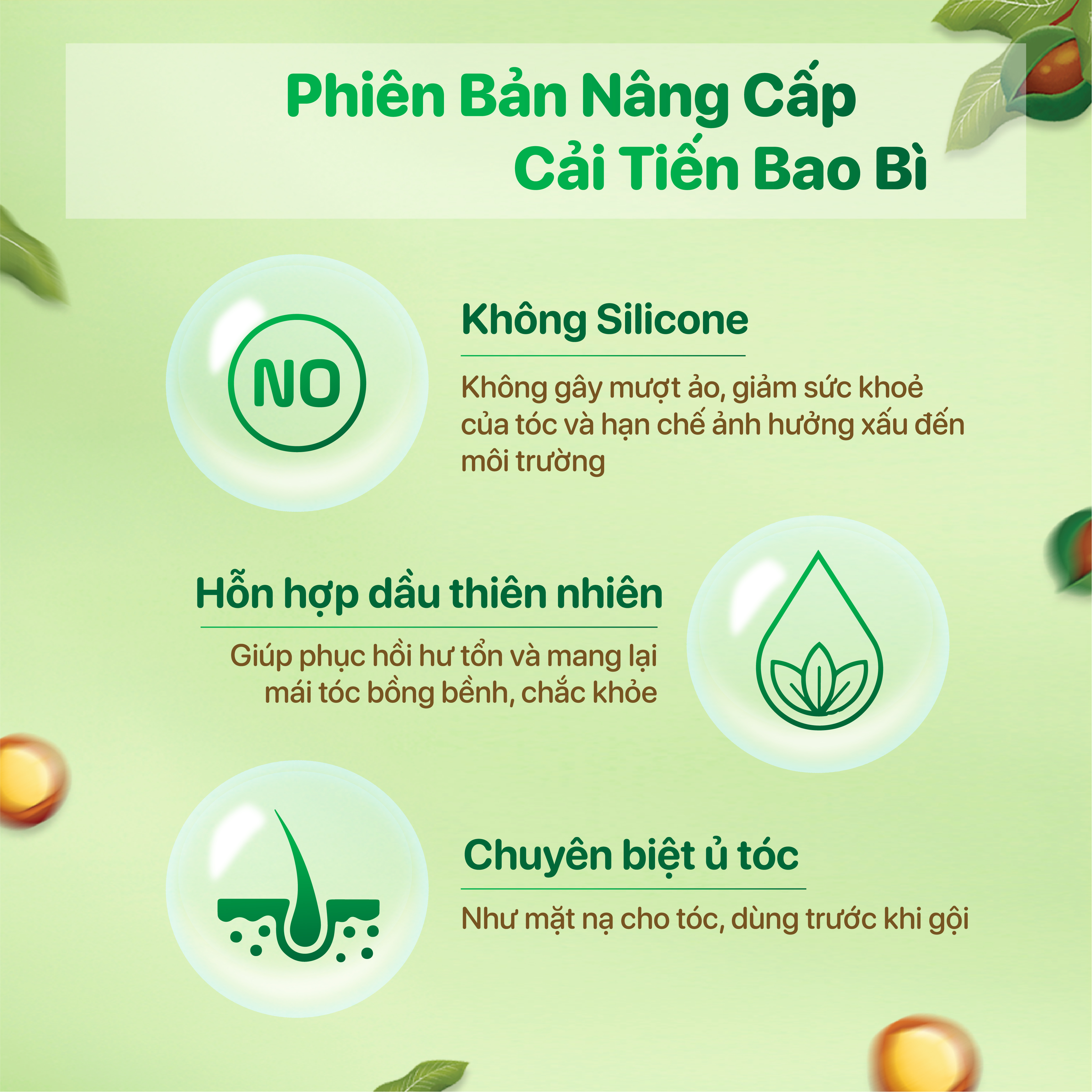 Serum dưỡng tóc tinh dầu Mắc Ca Macaland 100ml không chứa Silicone phục hồi hư tổn, giảm chẻ ngọn, bóng mượt tự nhiên_thumbnail_2