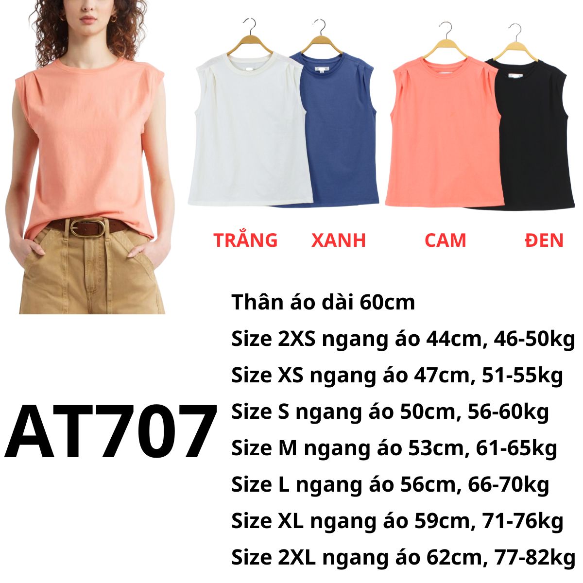 AT707 - Áo thun sát nách