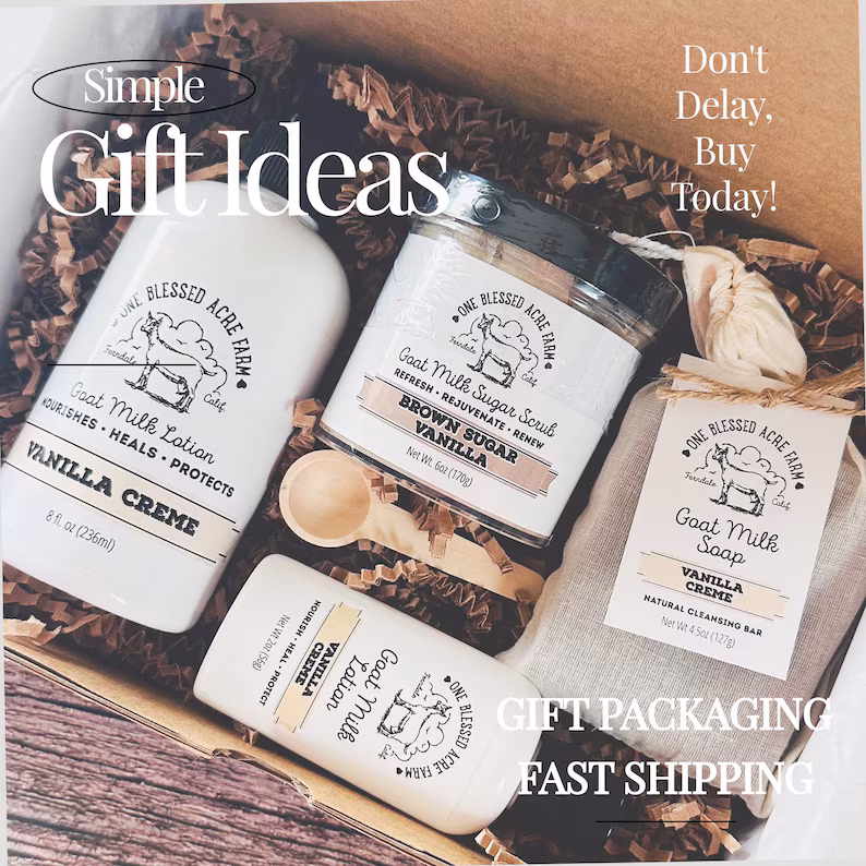 Holiday Vanilla Gift Set – Gentle Soap & Lotion for Soft, Nourished Skin