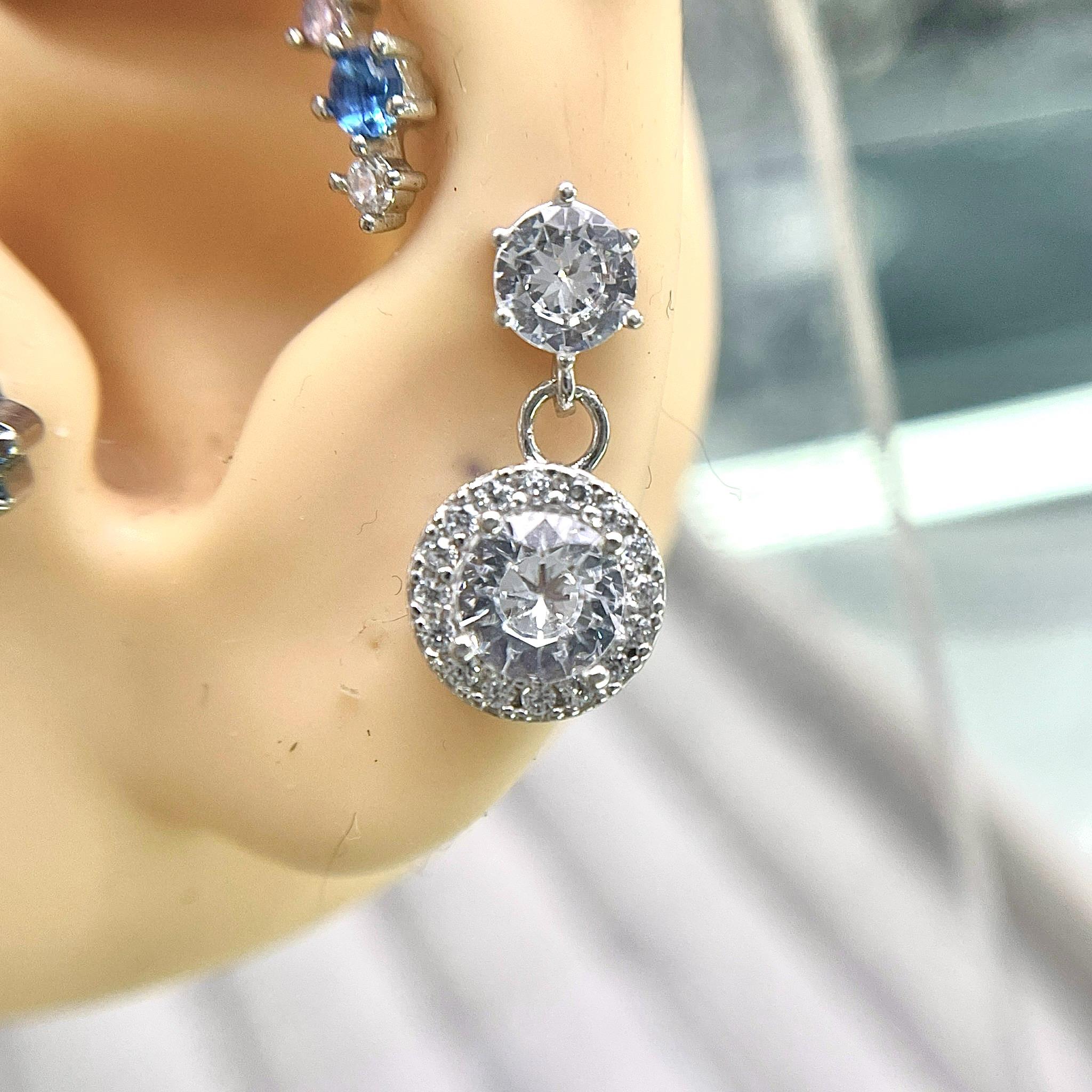 Khuyên kiểu bạc xi bạch kim đá lớn rơi_thumbnail_3