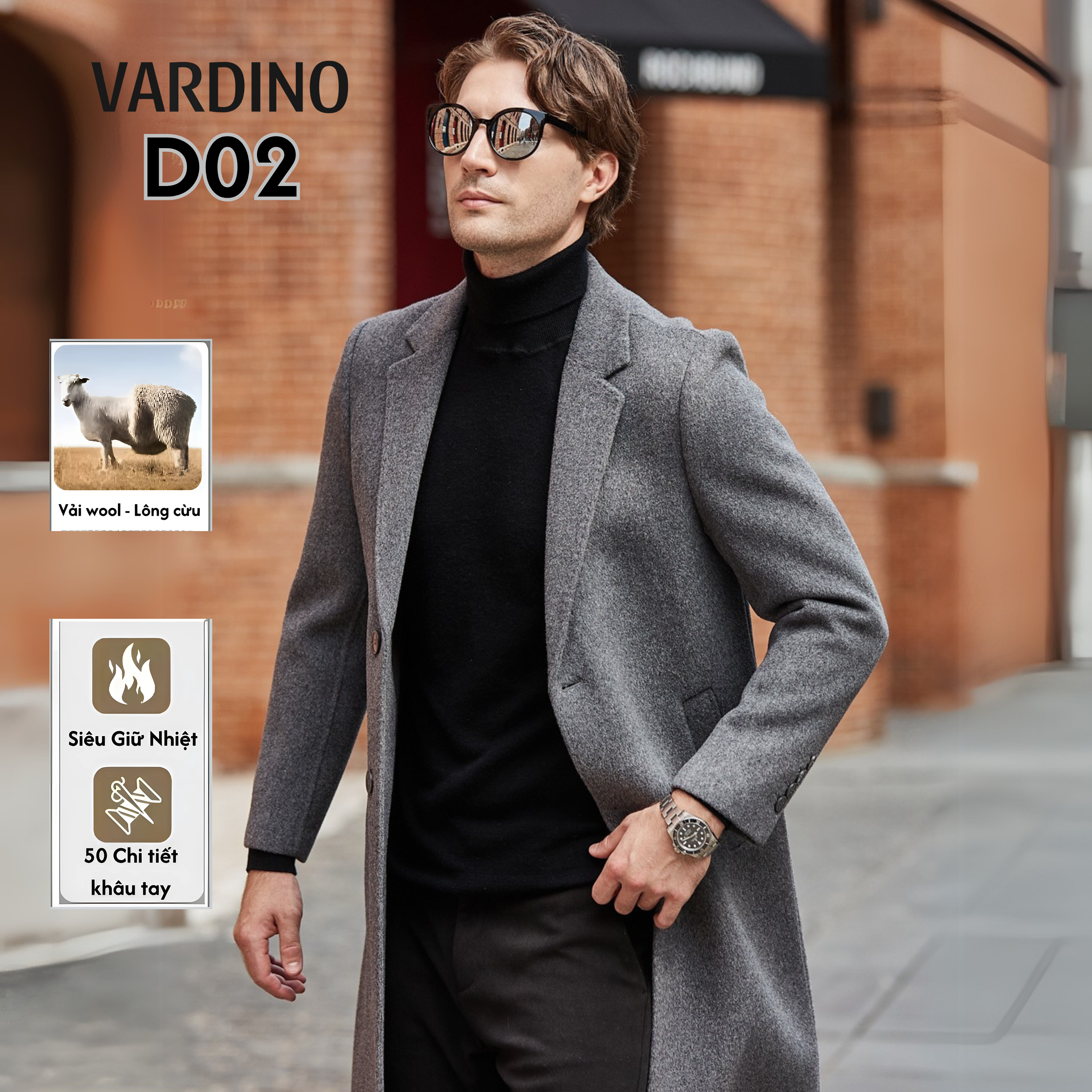 Áo khoác Mangto dáng dài lông cừu 2 lớp D02_thumbnail_2