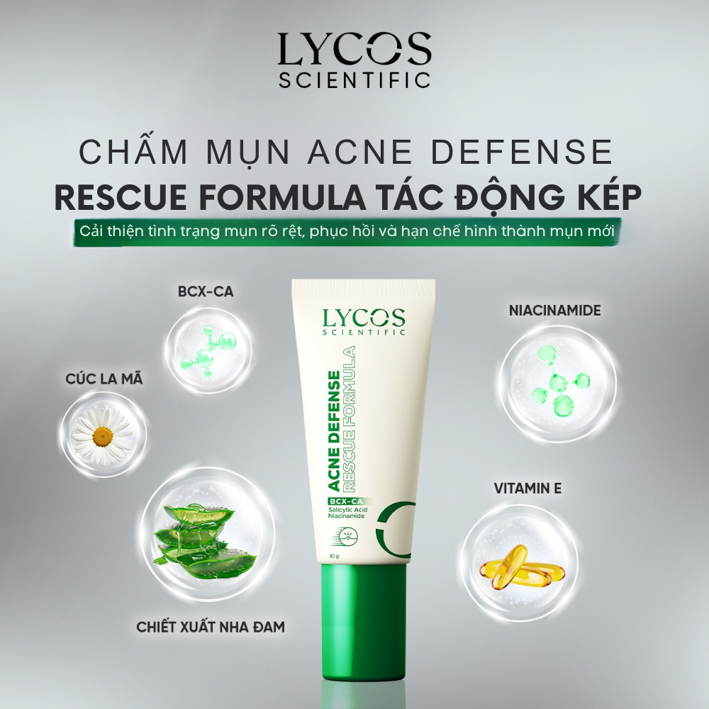 Combo Hỗ Trợ Làm Sạch Mụn Ẩn & Làm Dịu Mụn Viêm Lycos | Tinh Chất Peel & Chấm Mụn 4H_thumbnail_6