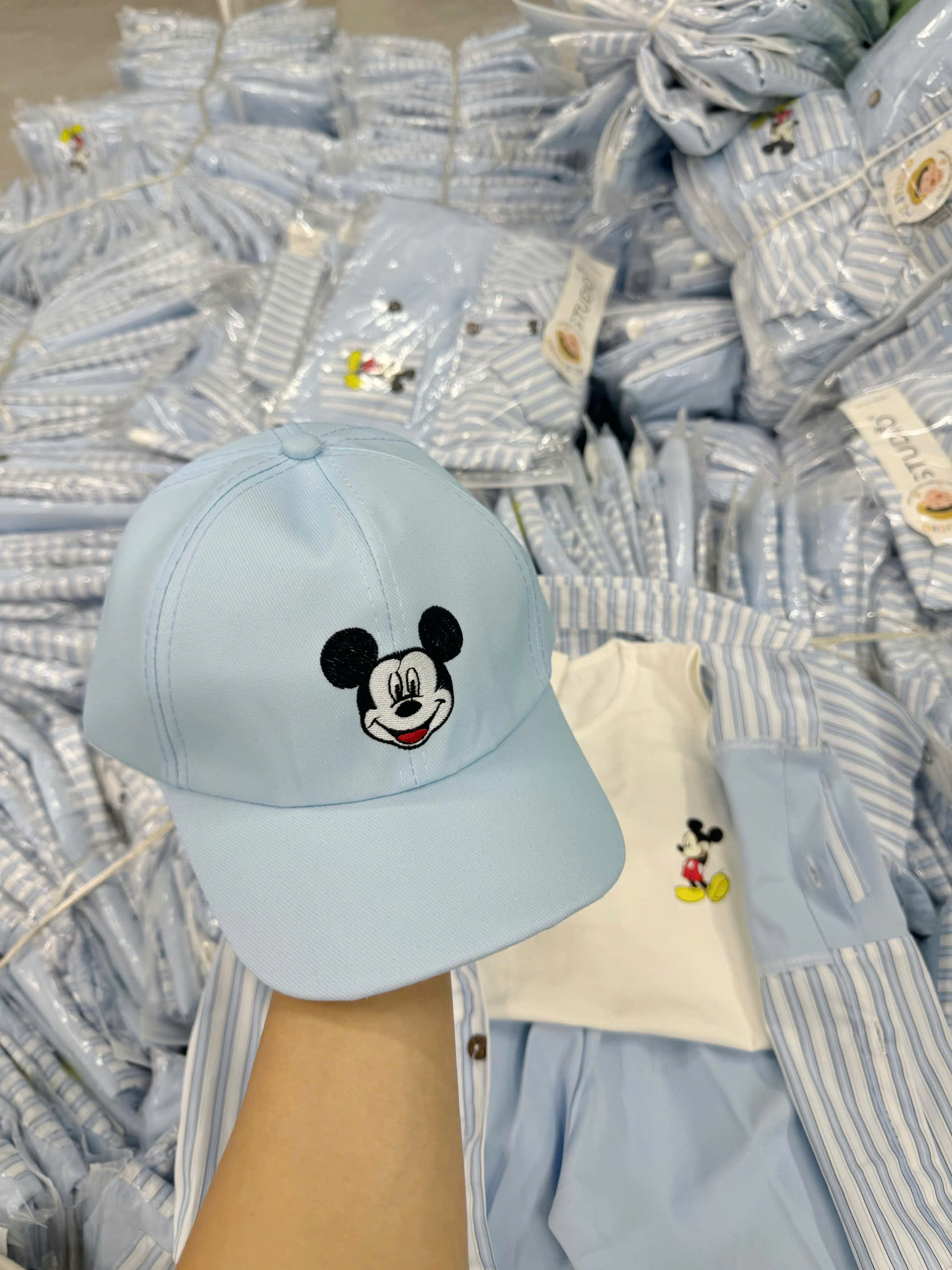 C55 SET 3CT CỘC TÚI IN MICKEY KÈM MŨ- A111.110